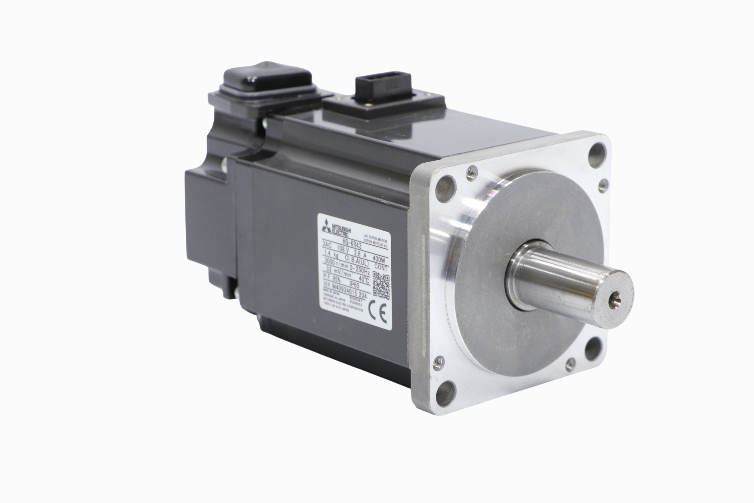 Mitsubishi Hg-kr43 Servomotor Con Eje Recto (Usado)