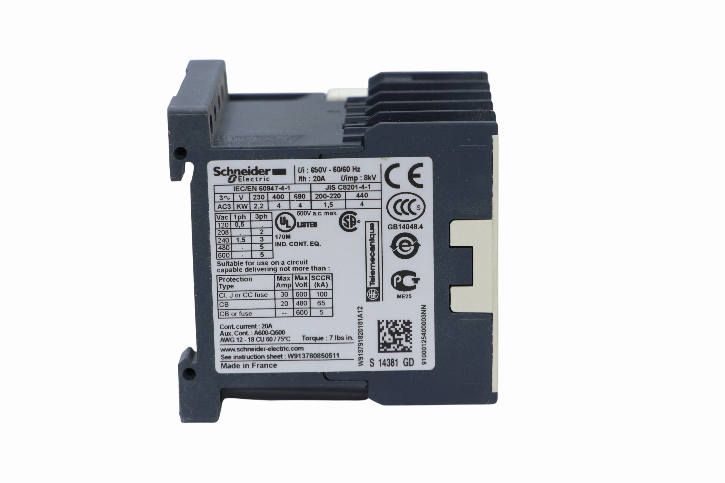Lp1k0910gd Schneider Contactor Magnético Tesys
