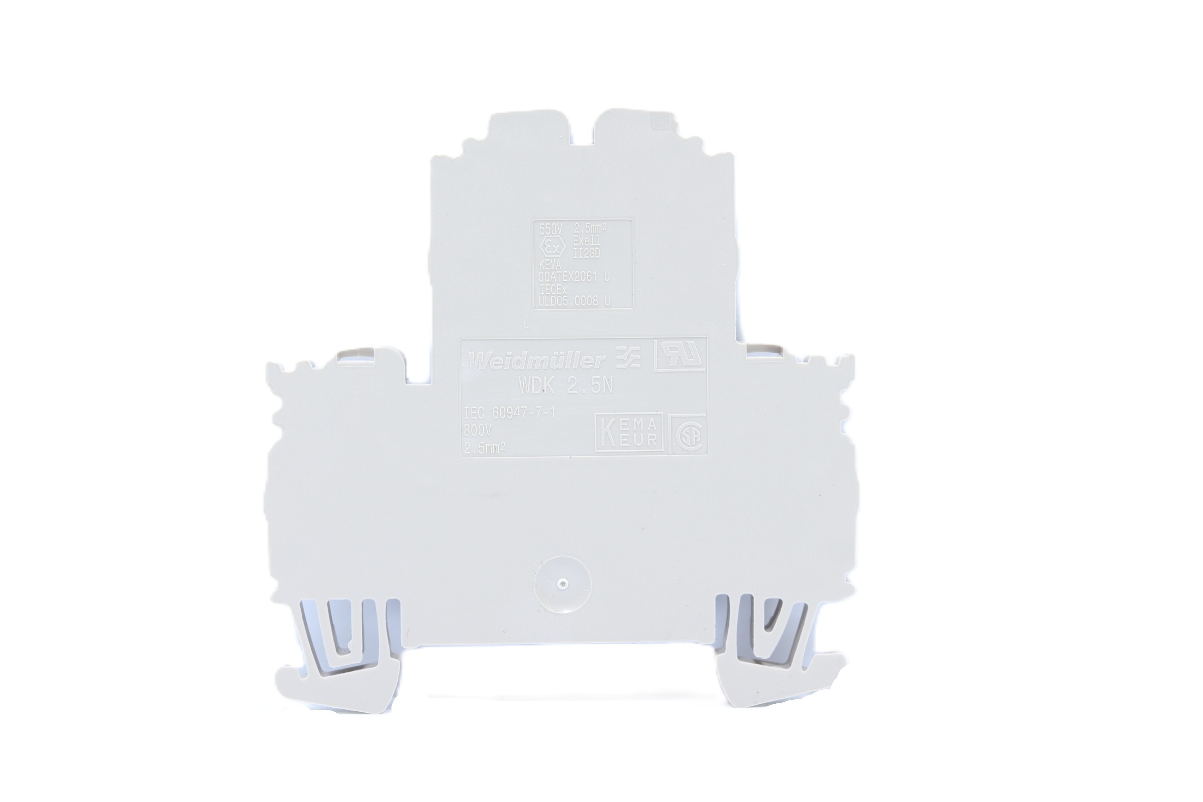 Terminal De Bloque Wedmiuller Wdk 2.5n (pack 63 Pzs)