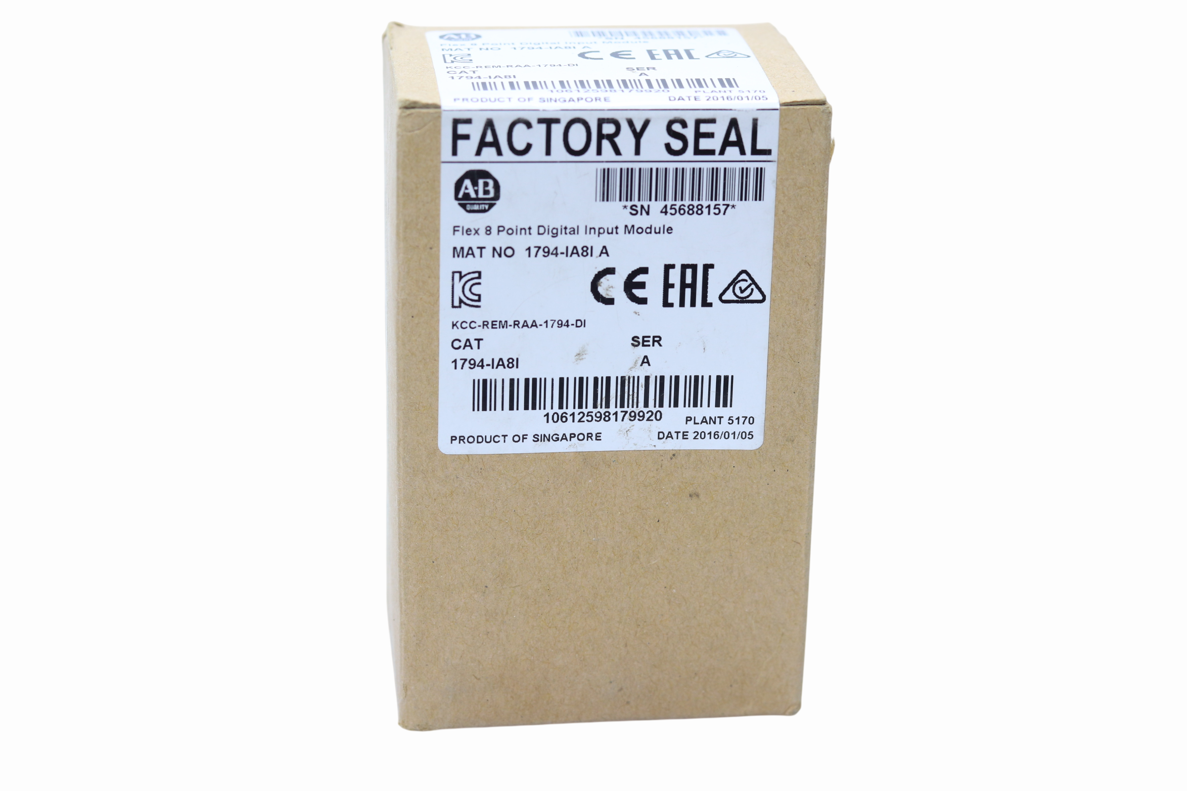 Allen Bradley 1794-ia8i Input Module, Flex I/o Plc Master