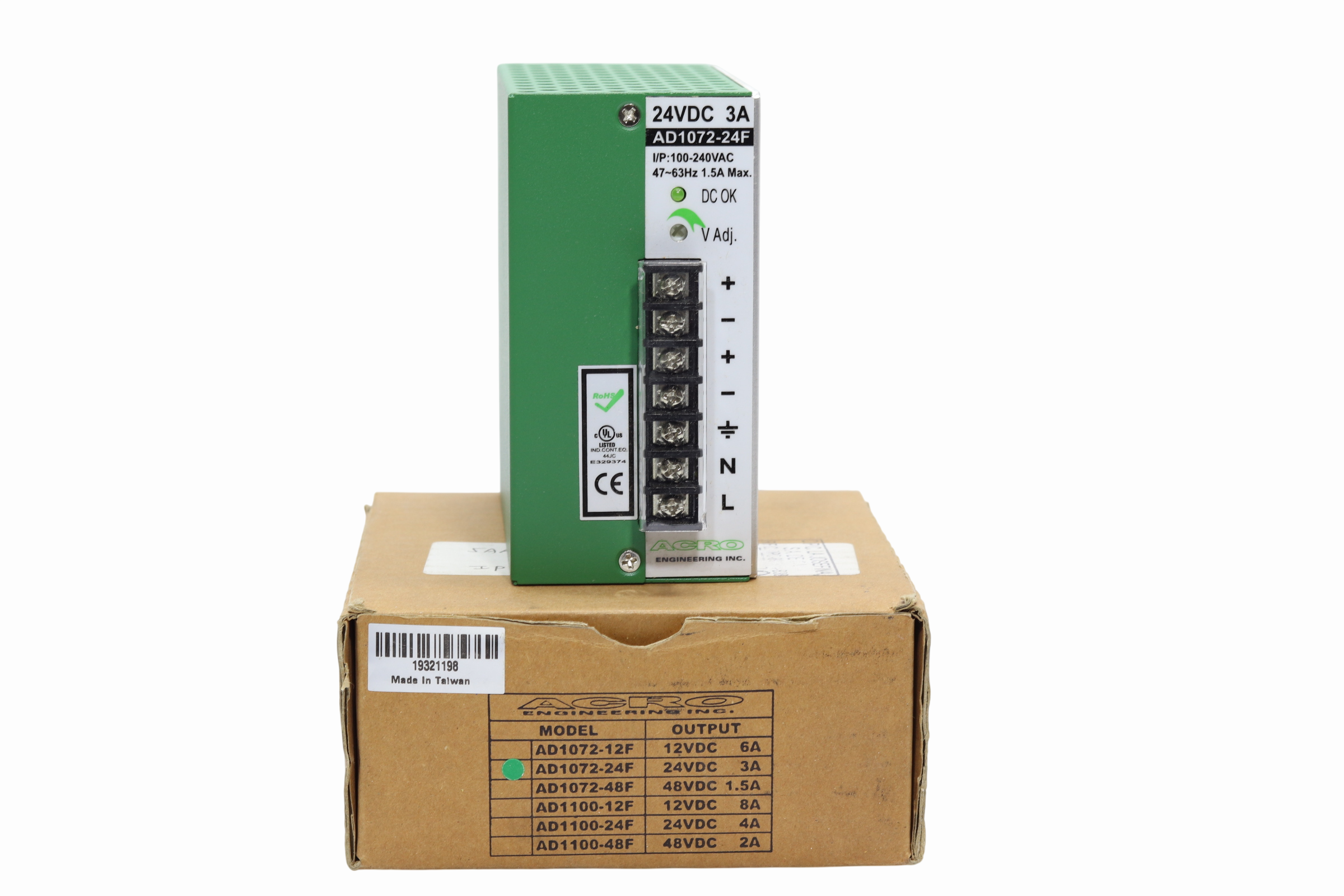 Fuente De Alimentacion Acro Ad1072-24f Plc Master