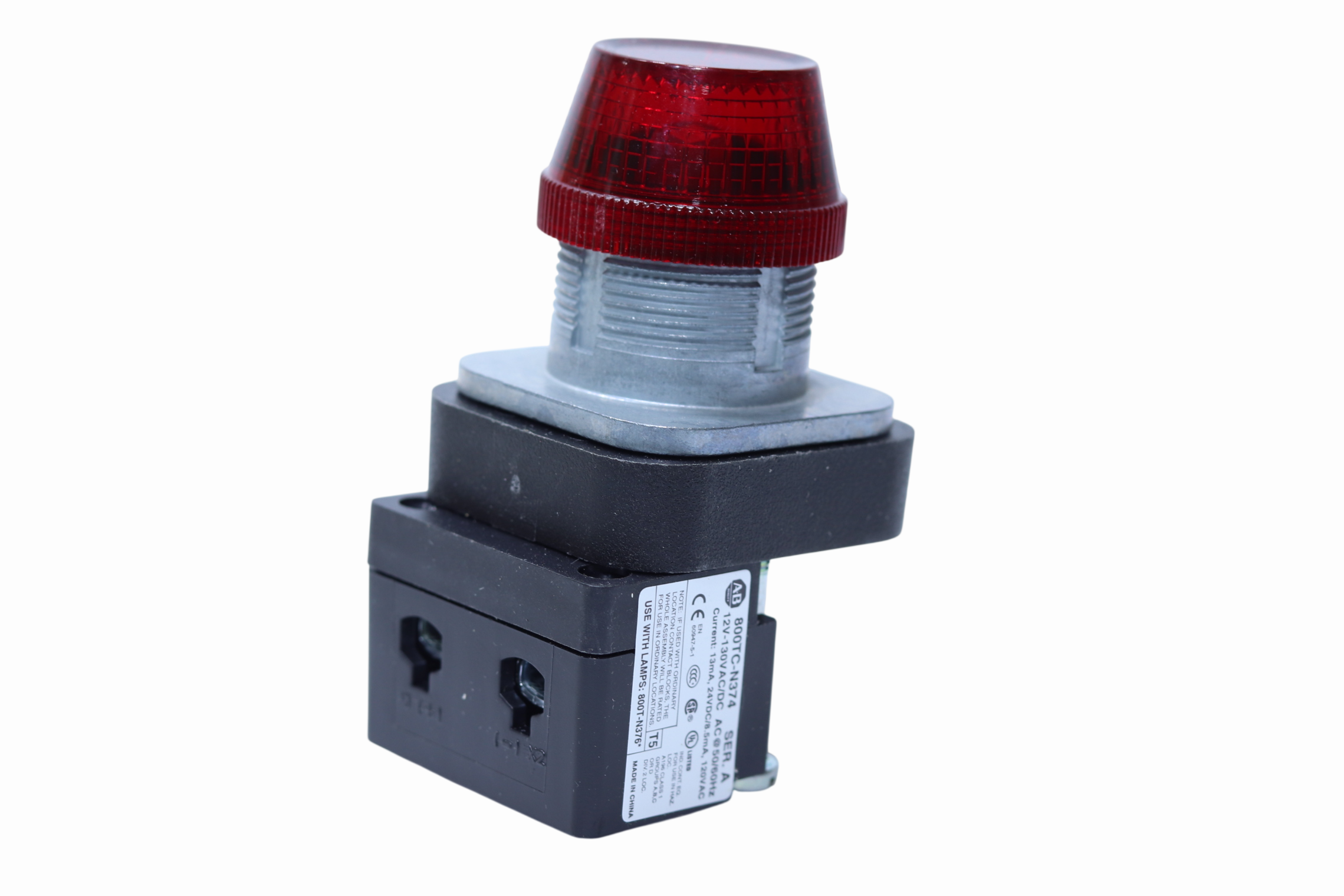 Luz Piloto Allen Bradley 800t-qh2r Ser. V