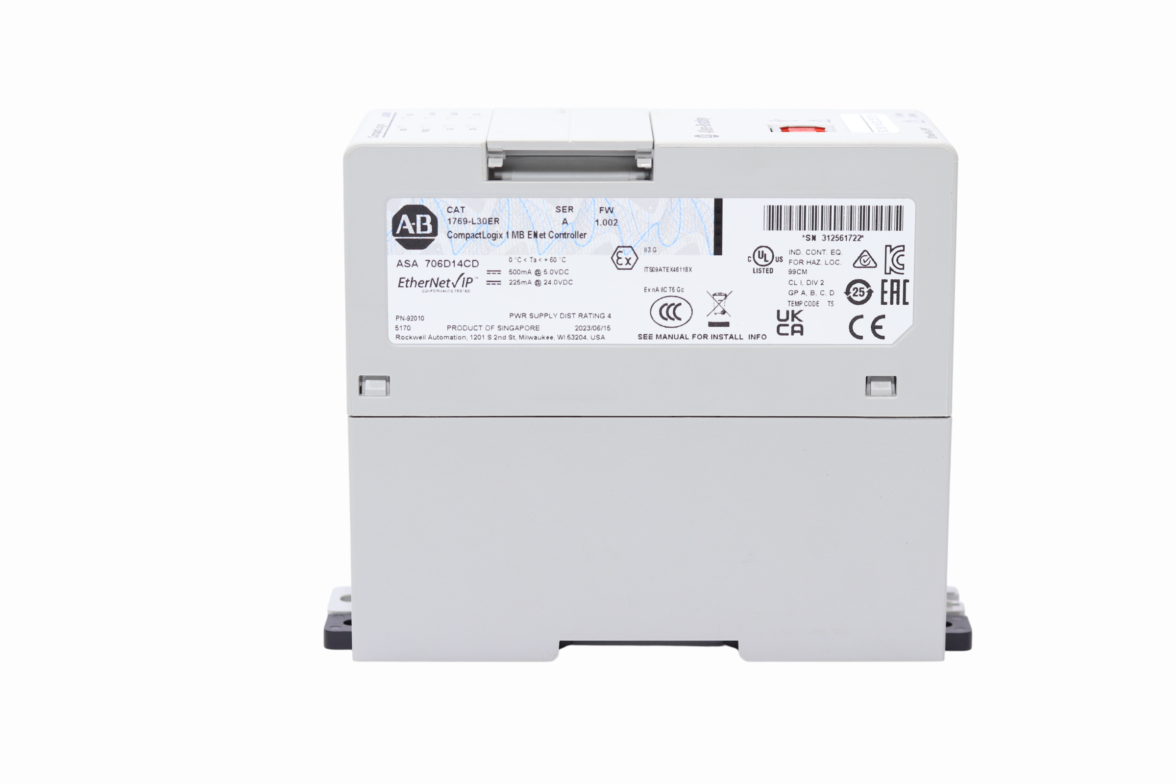 Allen Bradley 1769-l30er Controlador Ethernet