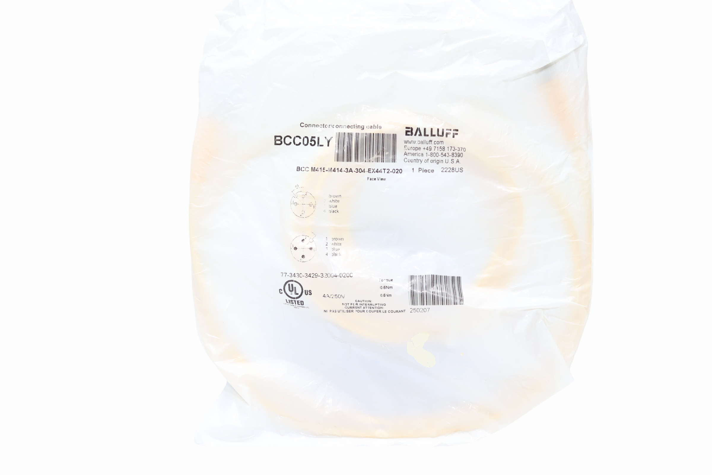 Balluff Bcc085l Cable De Sensor