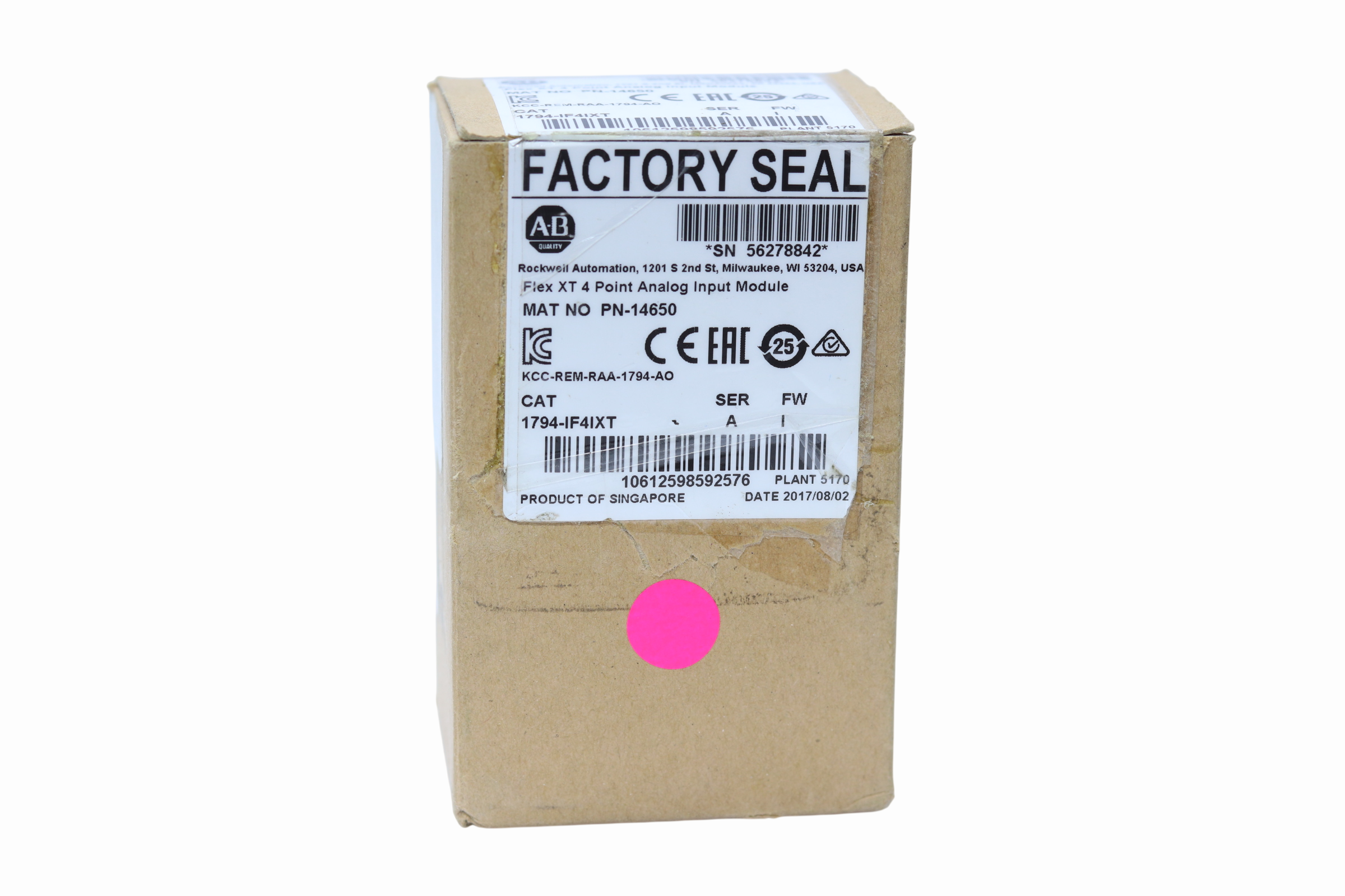 Allen Bradley 1794-if4ixt Modulo Flex Xt 4 Point