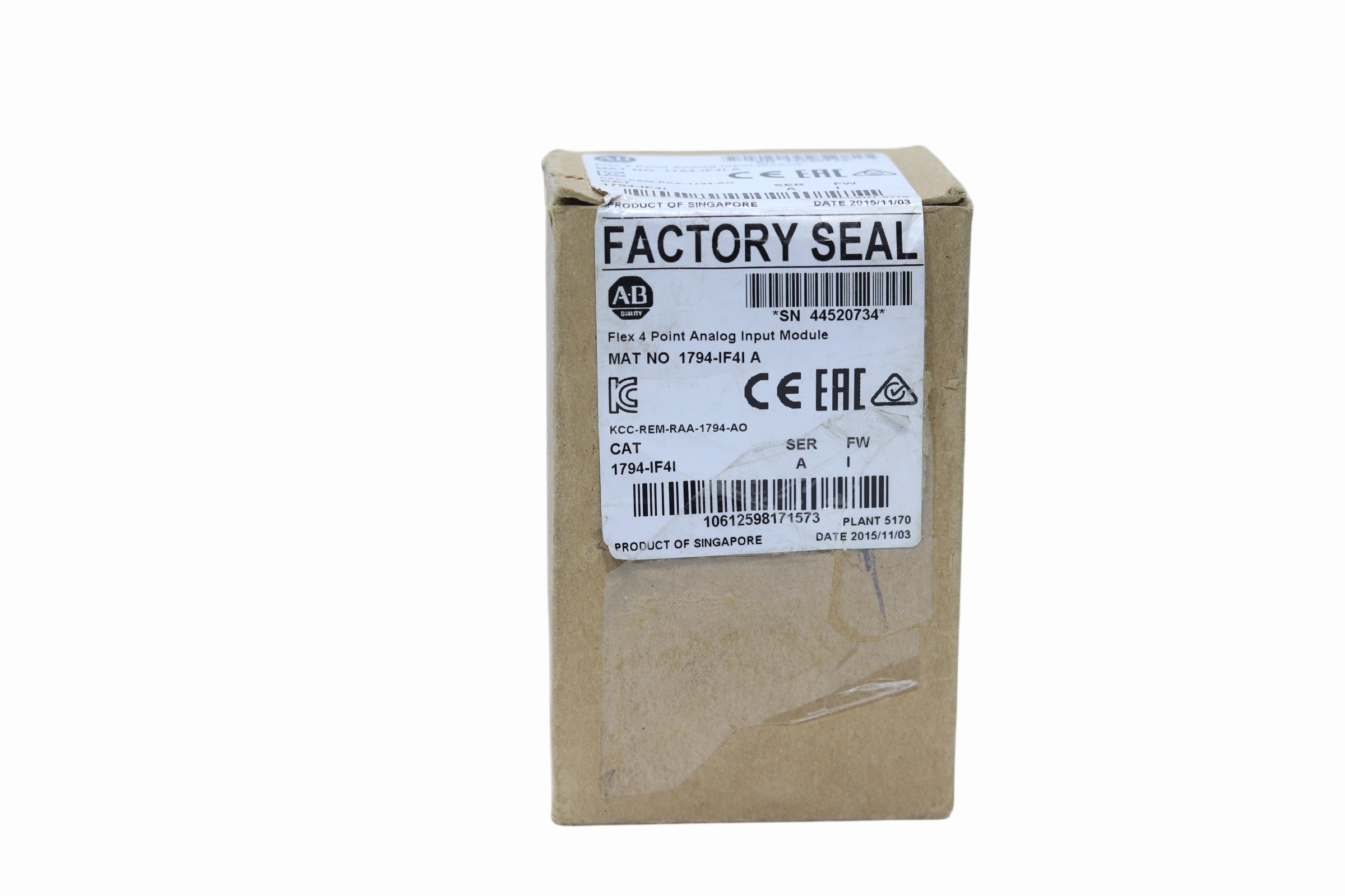 Allen-bradley 1794-if4i Flex I/o Analog Input Module (Usado)