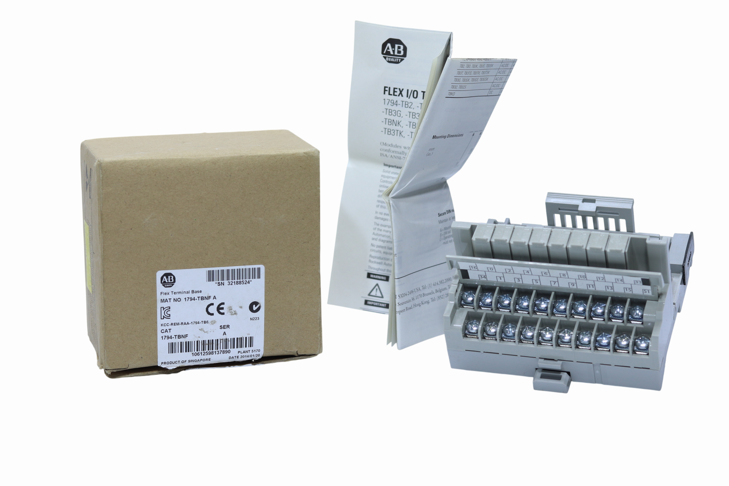 Allen-bradley 1794-tbnf Base De Terminales