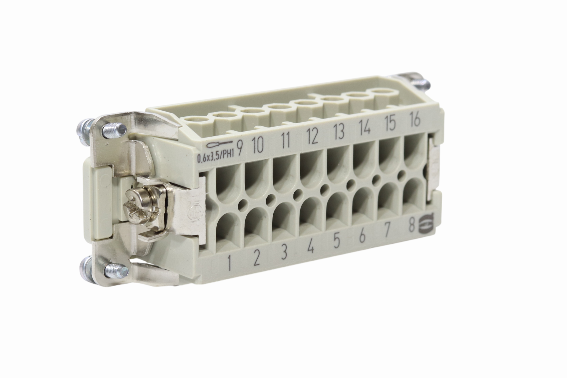 Conector Hembra Harting Han 16e-bu-s