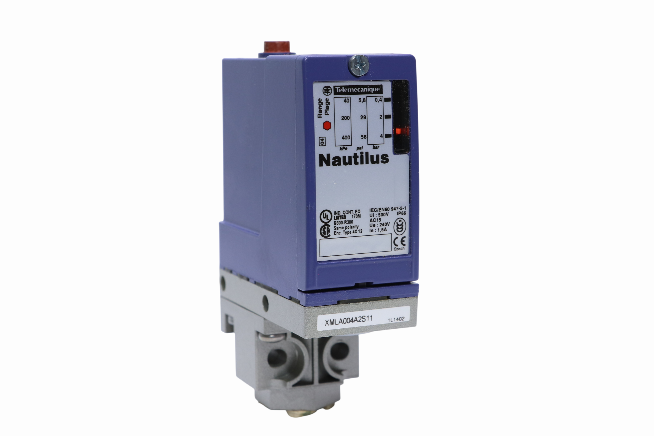 Sensor D Presión Diferencial Schneider Electric Xmla004a2s11