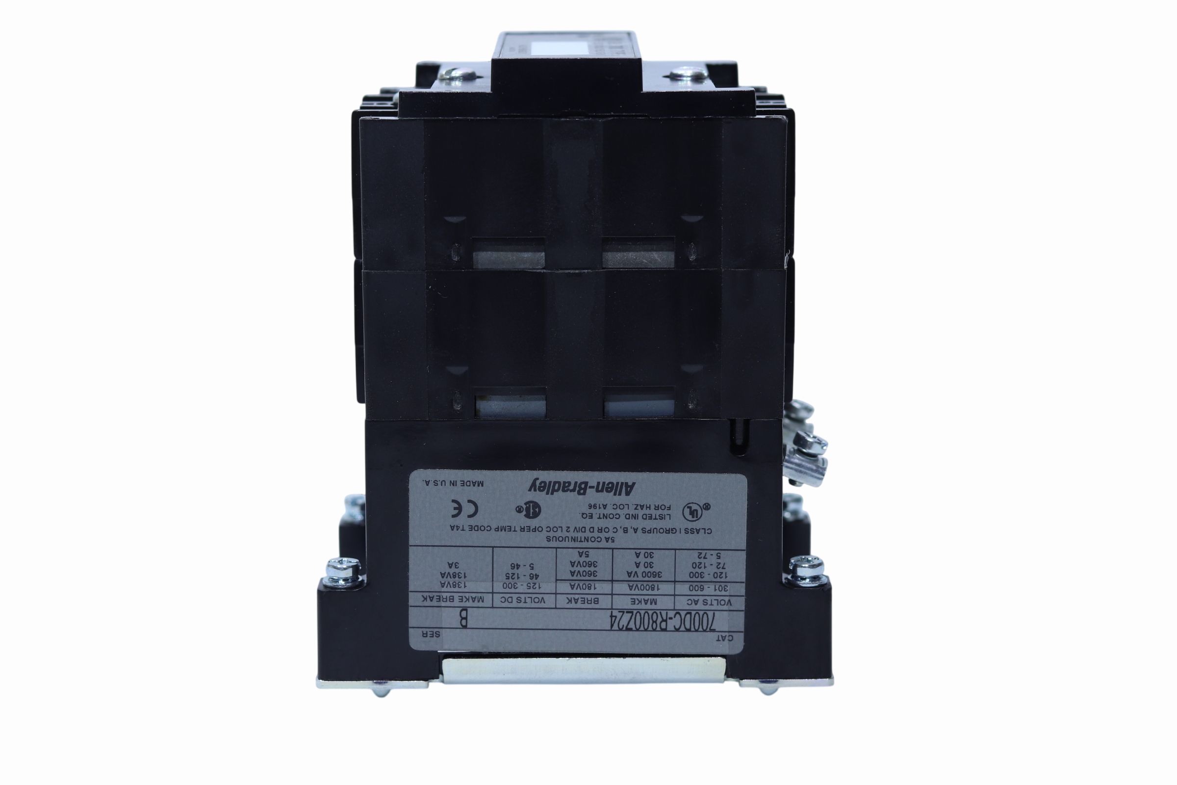 Allen Bradley 700dc-r800z24 Relé De Control Industrial 24vdc (Usado)