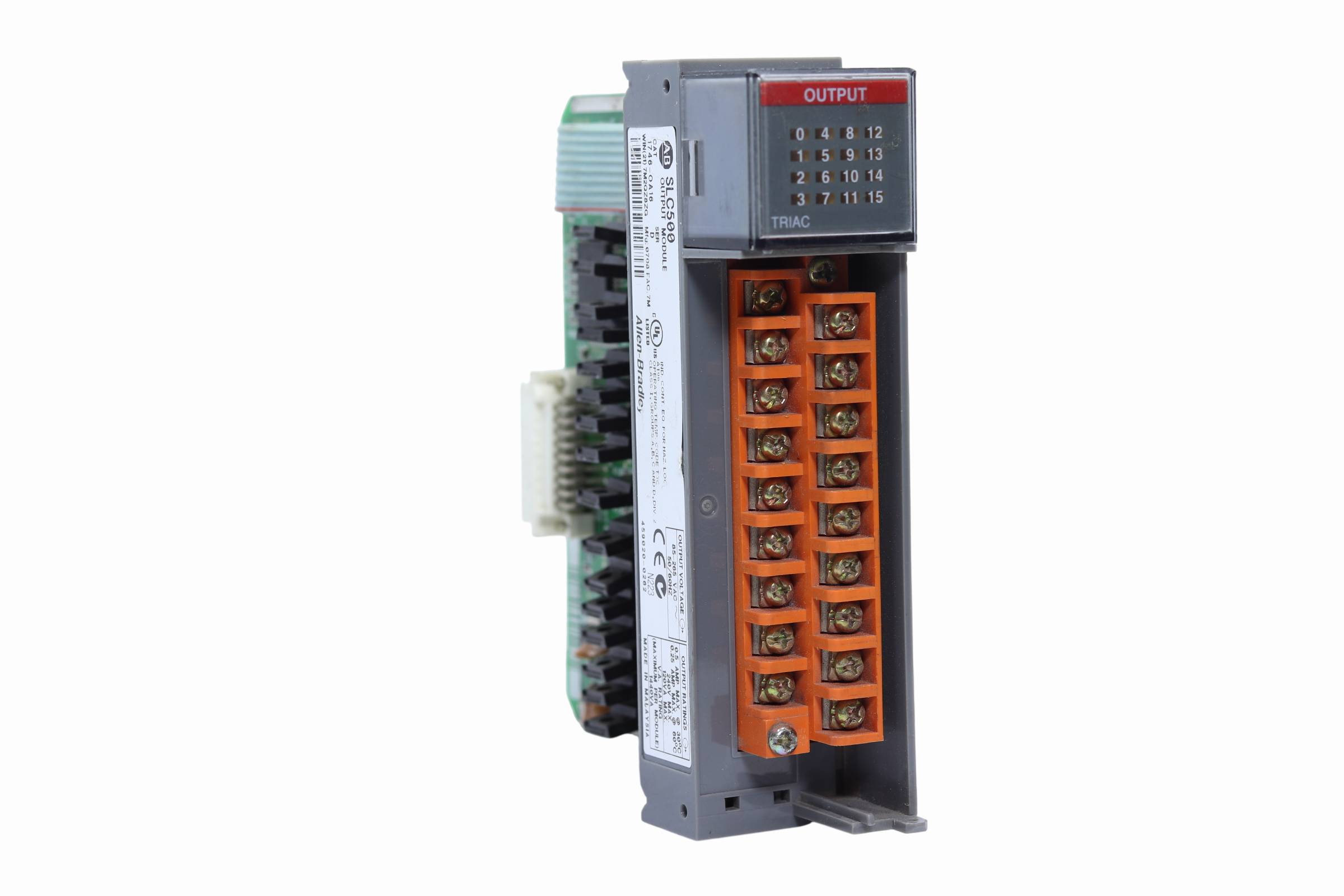 Allen-bradley 1746-oa16 Módulo De Salida Slc 500 (Usado)