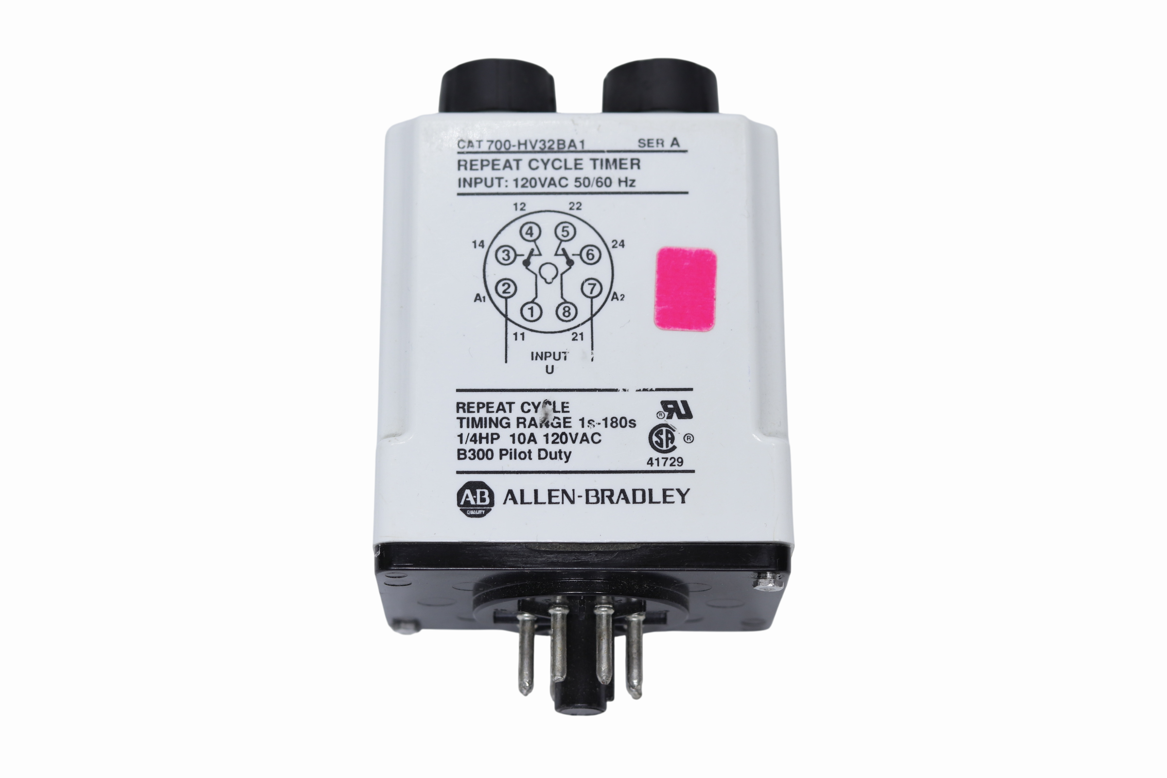 Relévador De Temporización Allen Bradley 700-hv32ba1,sera (Usado)