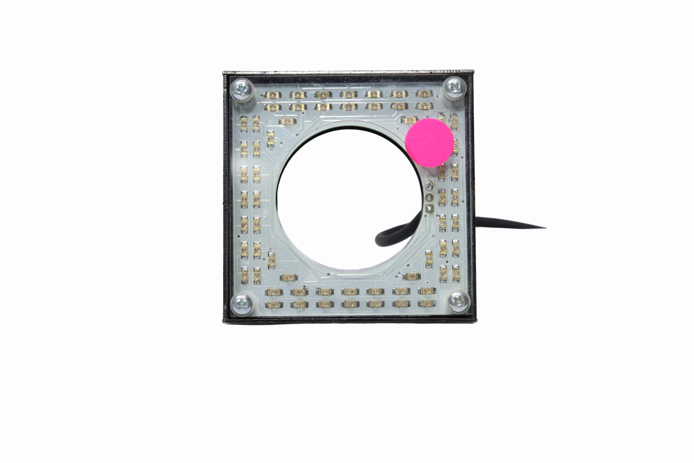 Demo Luz Led Rojo Anillo Ligero Banner Ledrr62x62m # 75370. (Usado