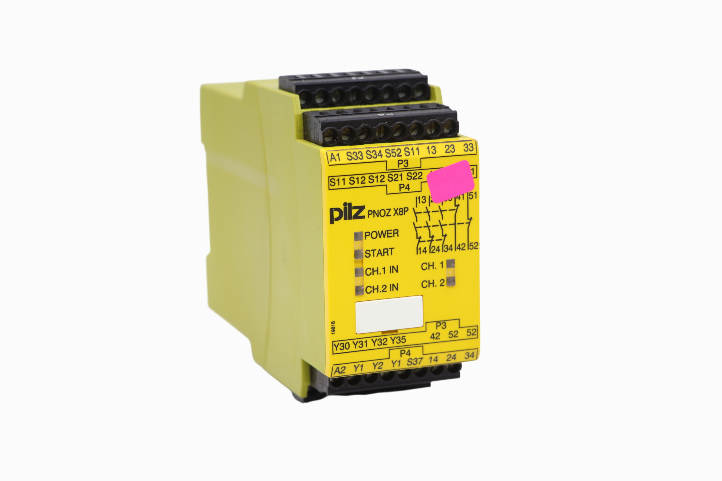 Pilz 777760 Pnoz X8p 24 Vdc 3n/o 2n/c 2so (Usado)