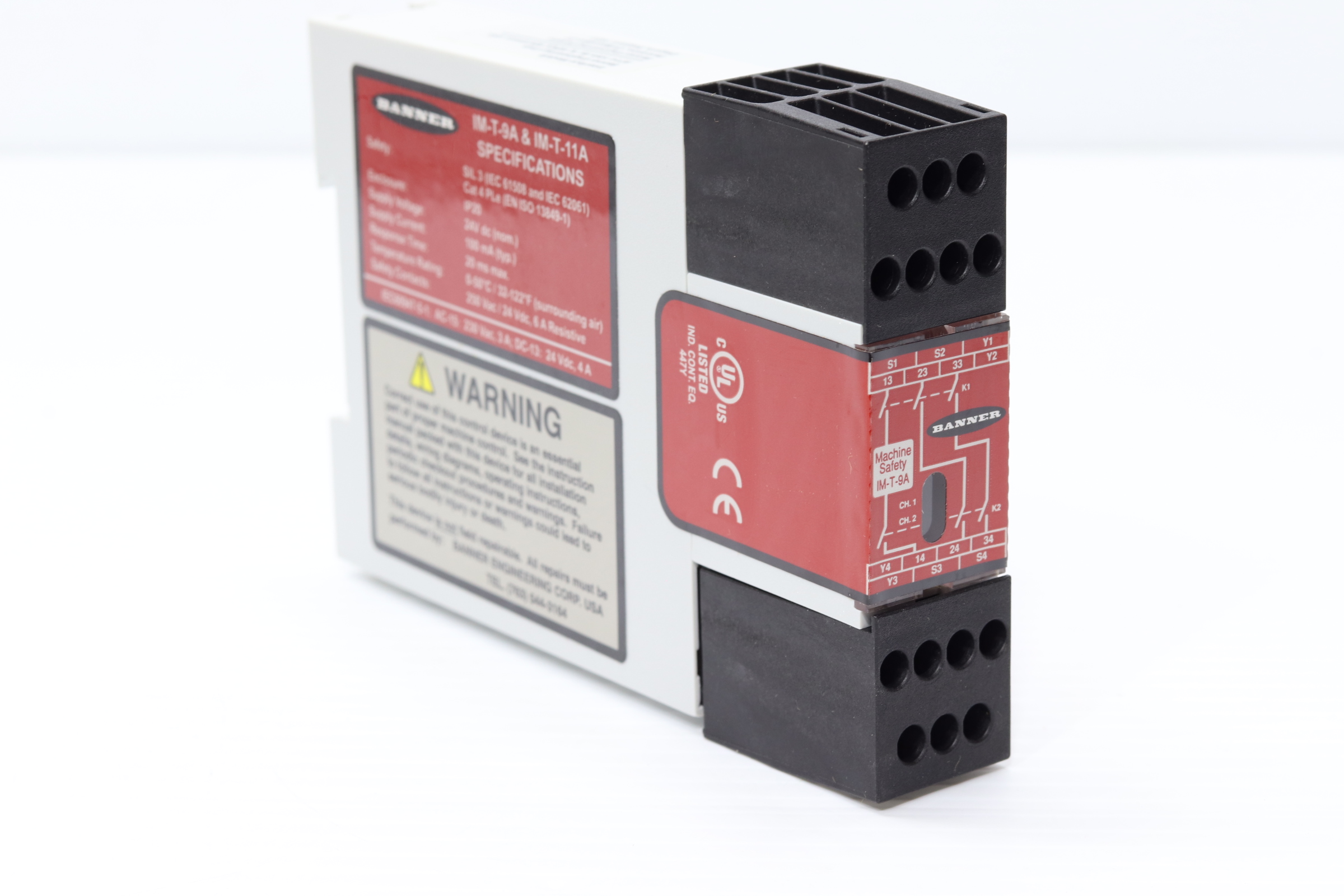 Módulo Relé De Seguridad Banner Im-t-9a #61425