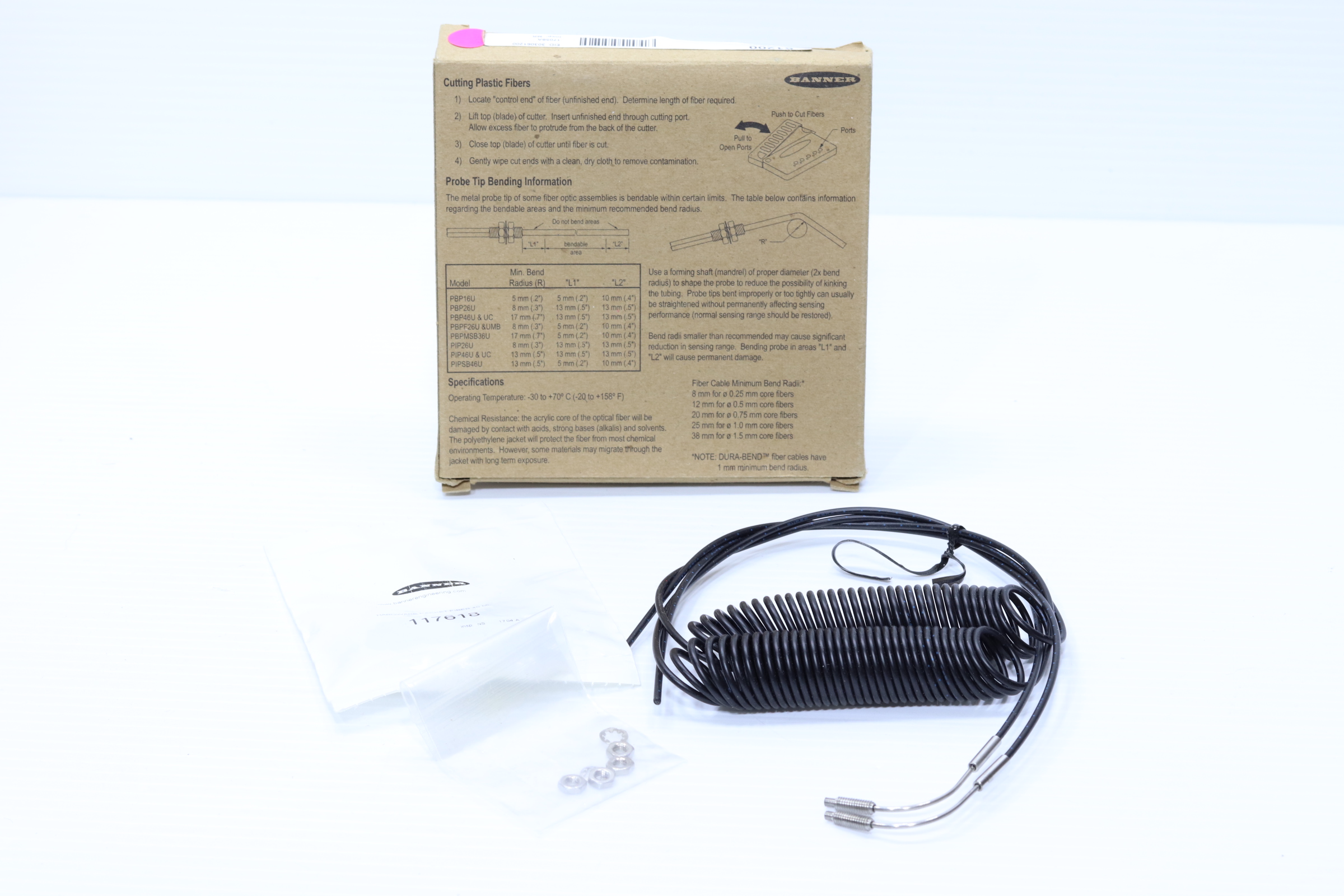 Sensor Fibra Óptica Banner Pbf46u