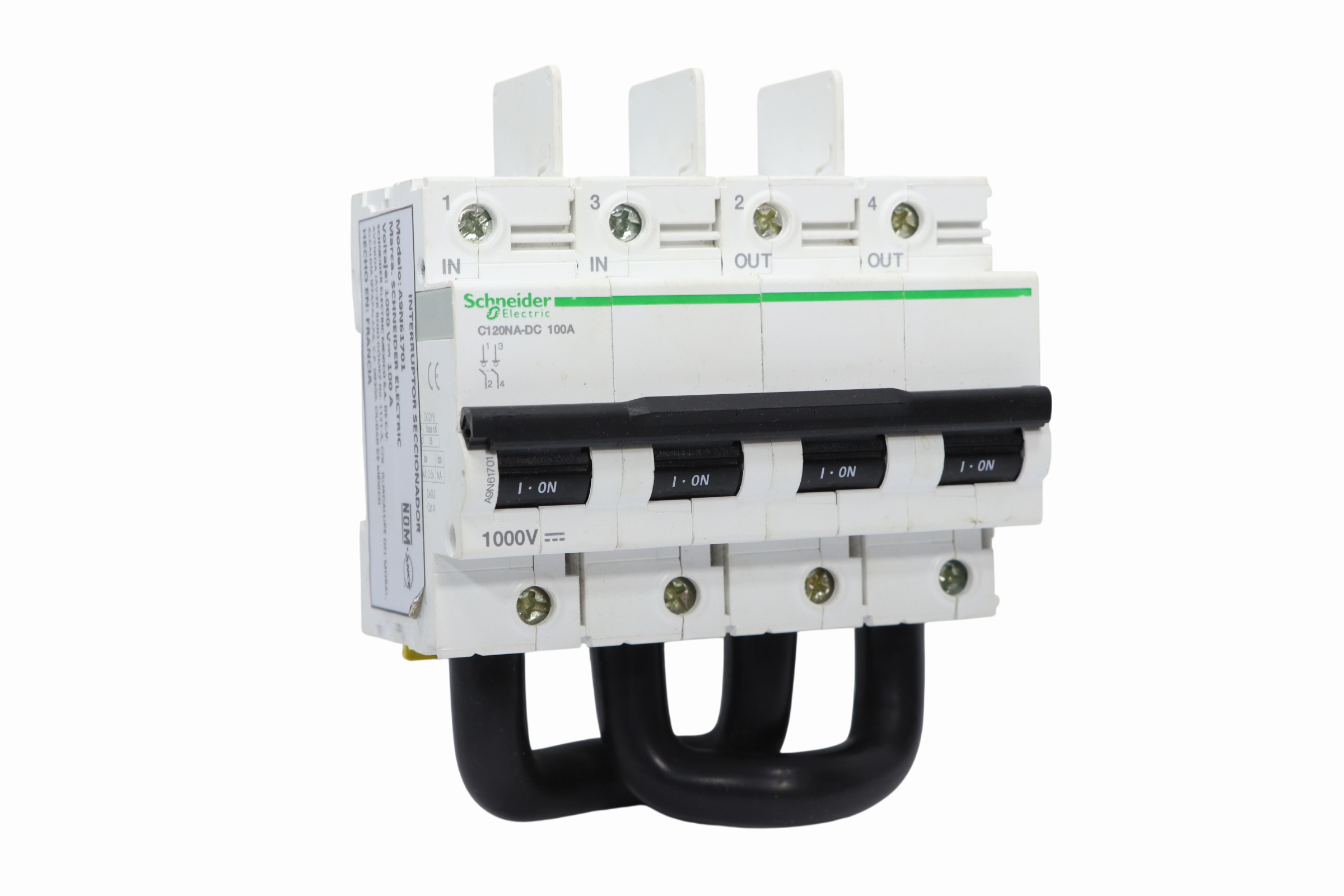 Interruptor Disyuntor Schneider Eléctrico C120na-dc A9n61701 (Usado)
