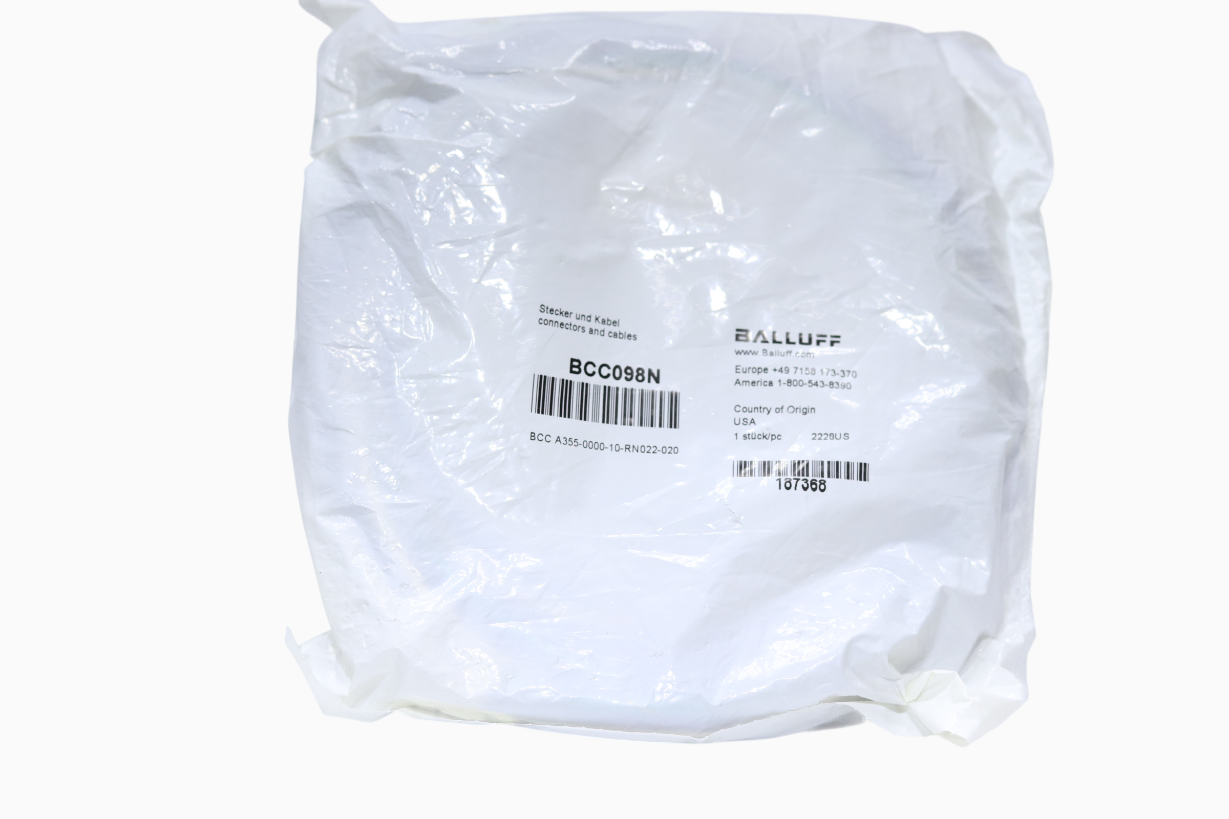 Balluff Bcc098n Cable Conector (Usado)