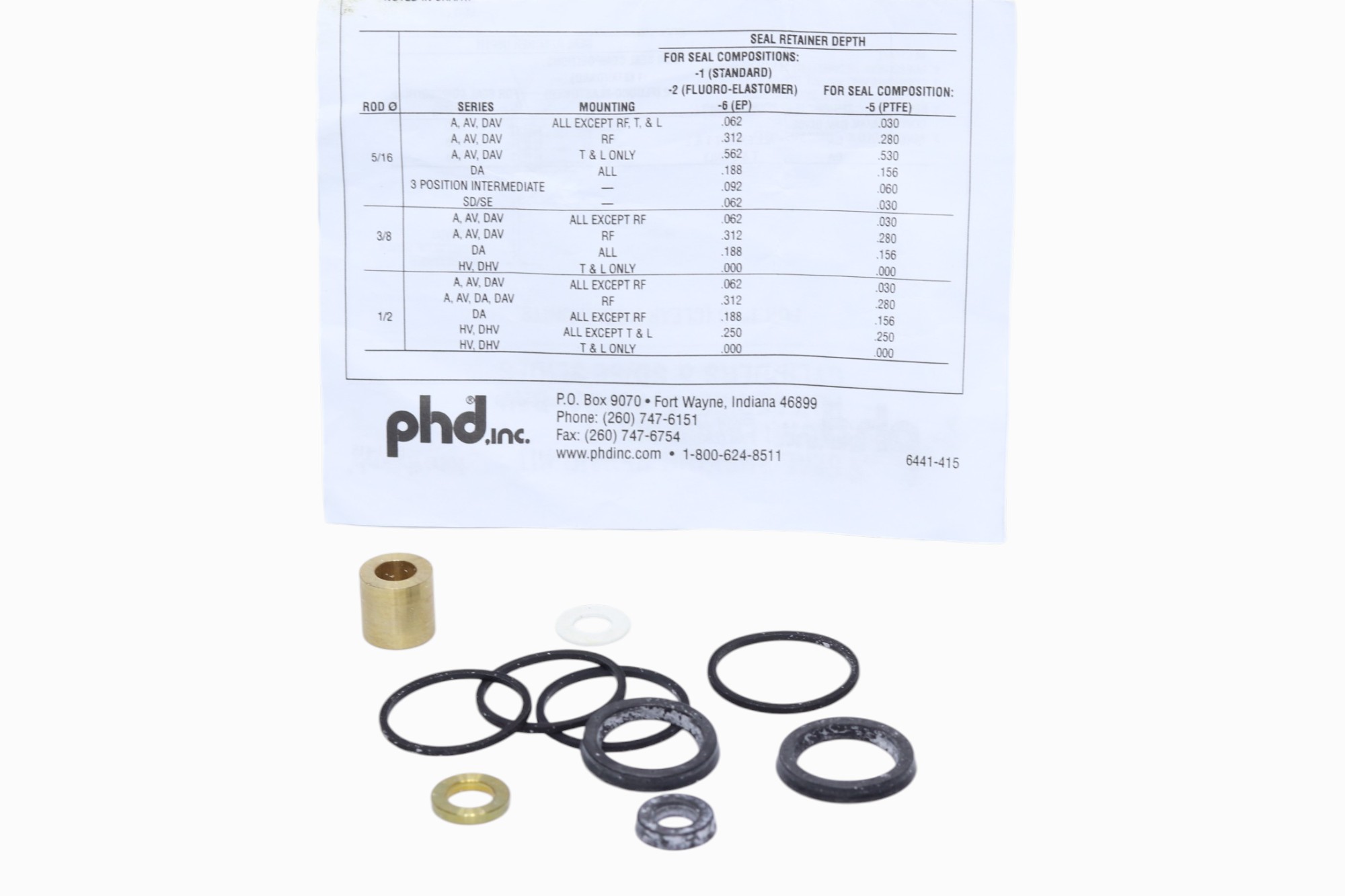 Kit De Reparacion De Cilindro Phd 3416-14-1