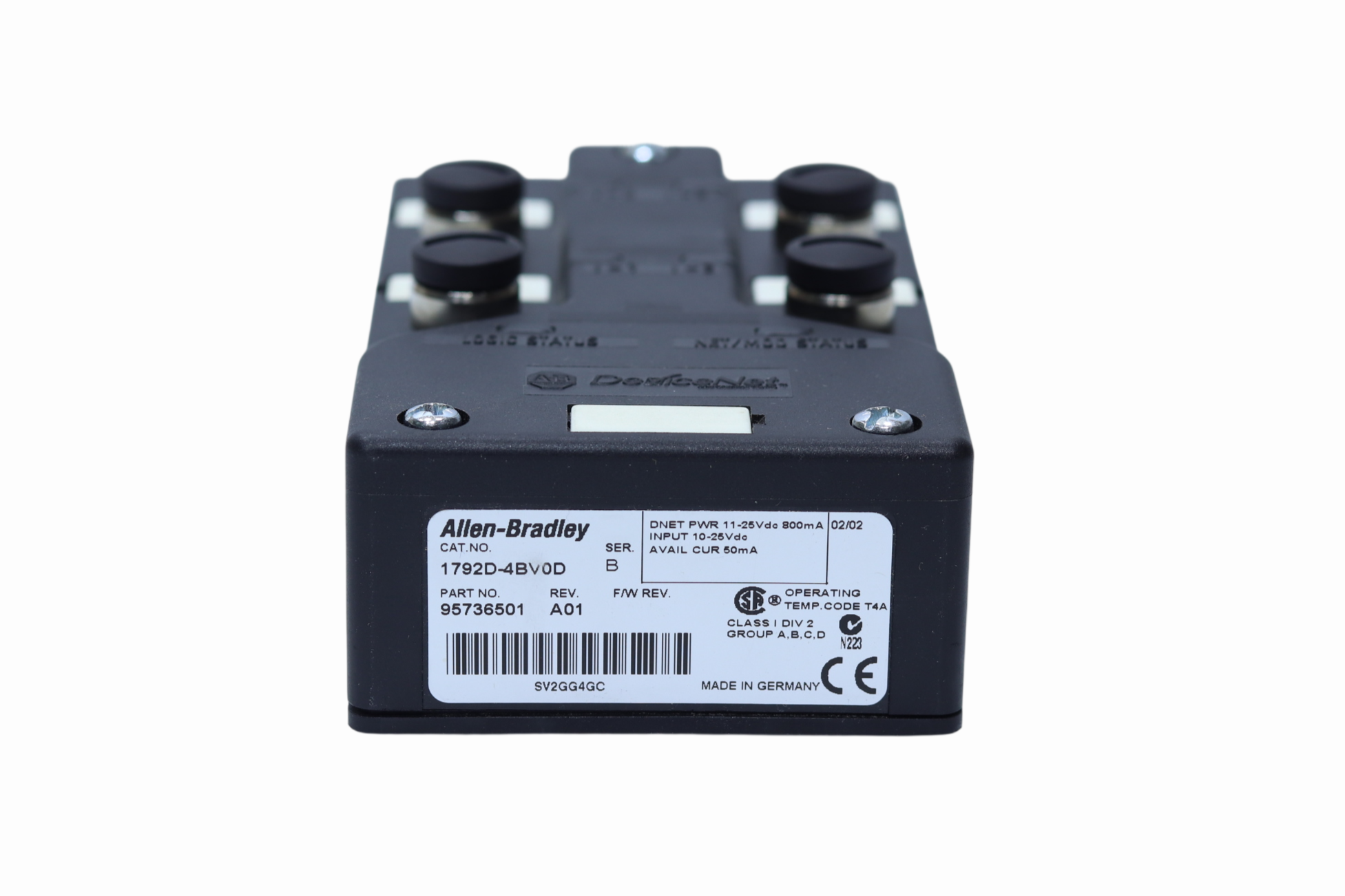 Allen-bradley 1792d-4bv0d Bloque De I/o Devicenet
