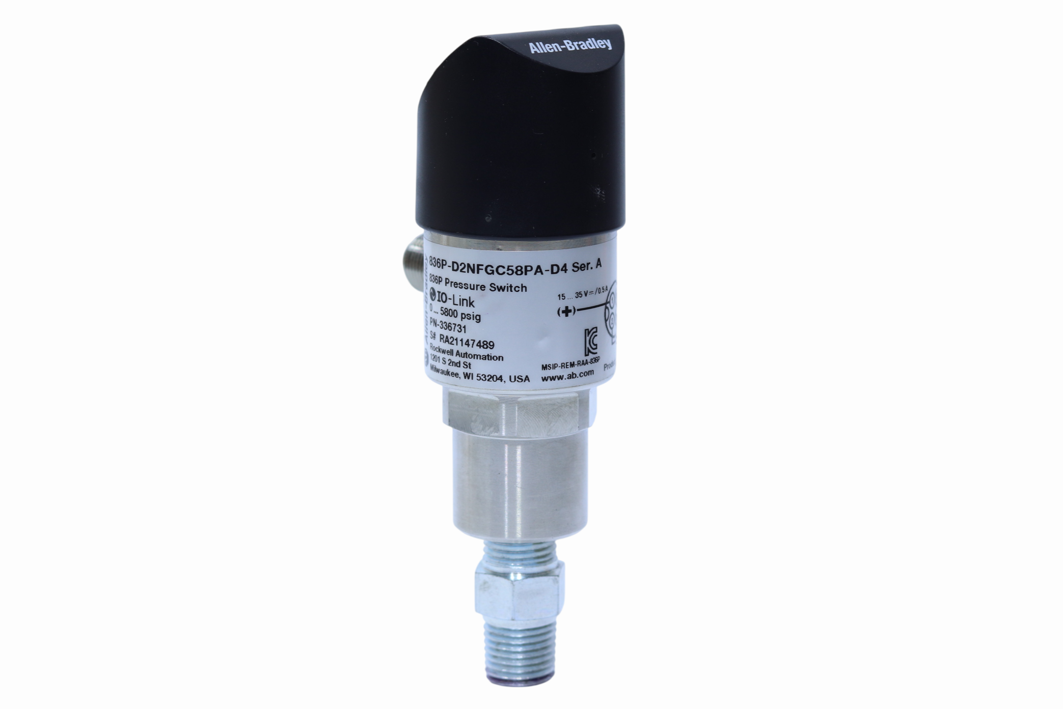 836p-d2nfgc58pa-d4 Sensor De Prsn Manométrica Allen Bradley