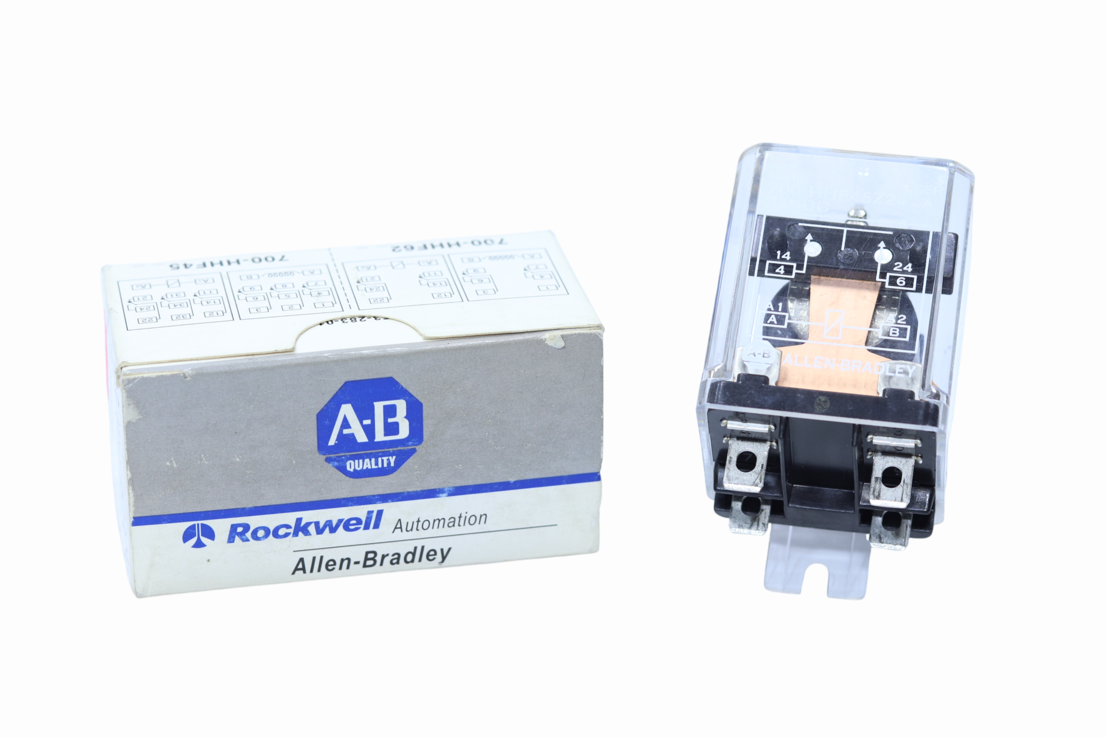 Relé Potencia 24vcd 30a Allen-bradley 700-hhf45z24 Ser. A