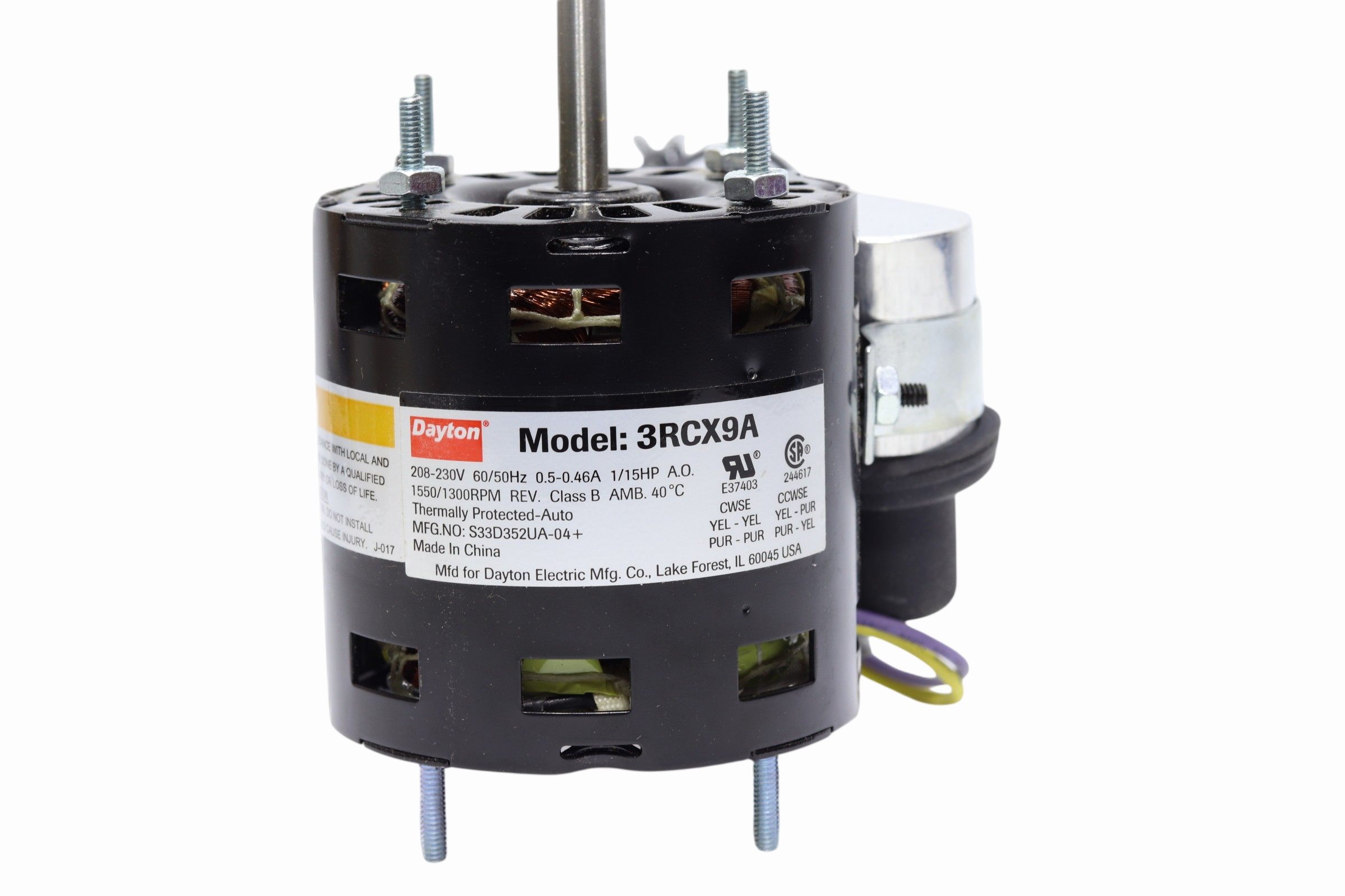 Servomotor Dayton Mod. 3rcx9a 1550/1300 Rpm