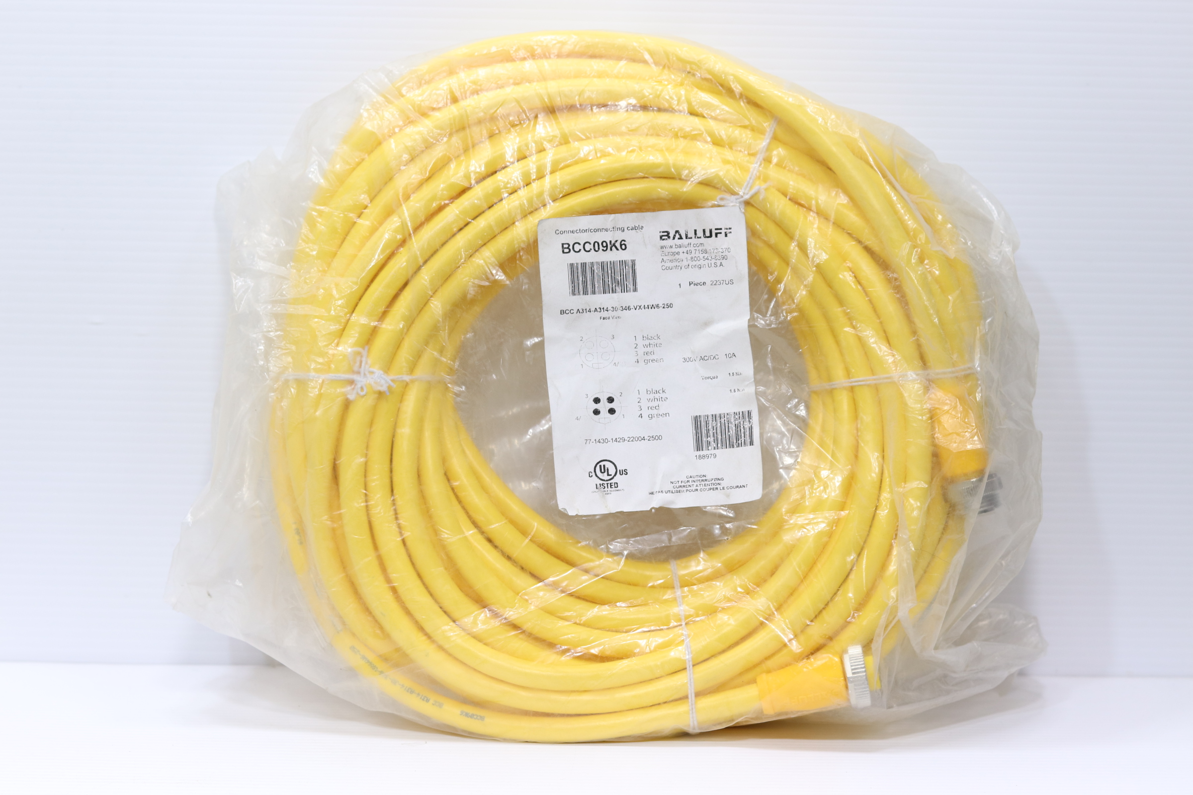 Balluff Bcc09k6 Connection Cable