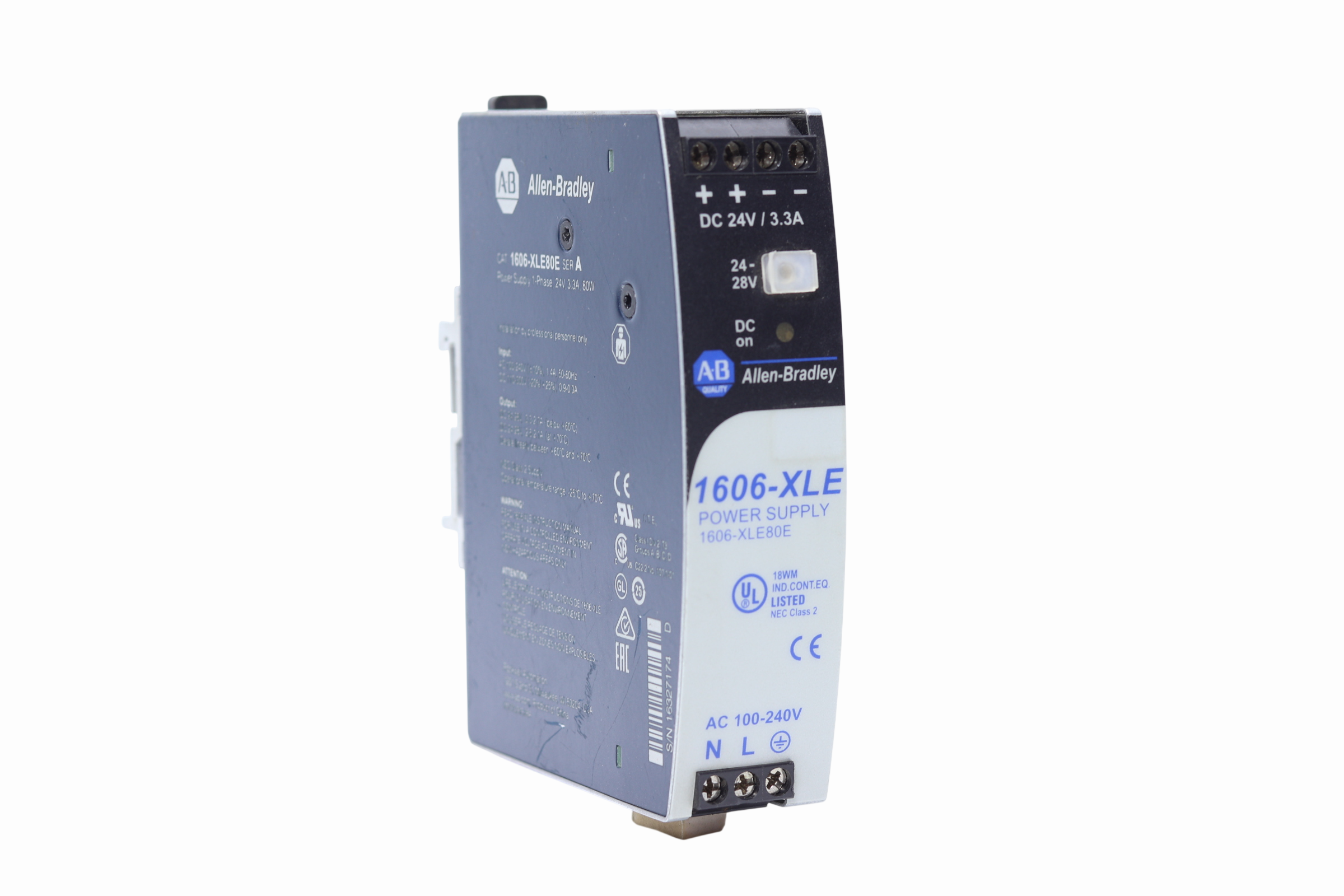 Allen Bradley 1606-xle80e Power Supply 2428v (usado)