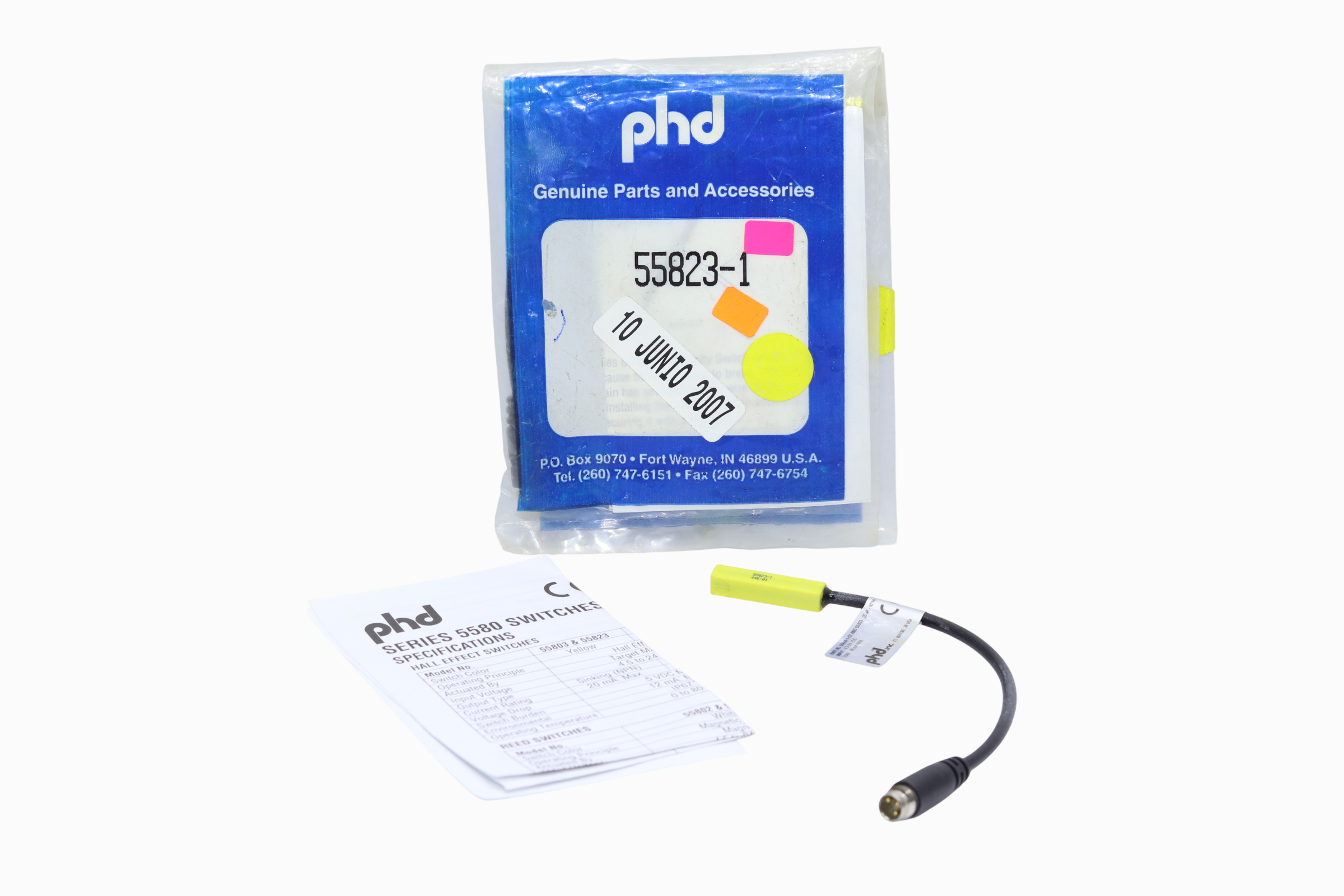 Interruptor De Proximidad Phd 55823-1, Salida Npn 4.5-24vdc