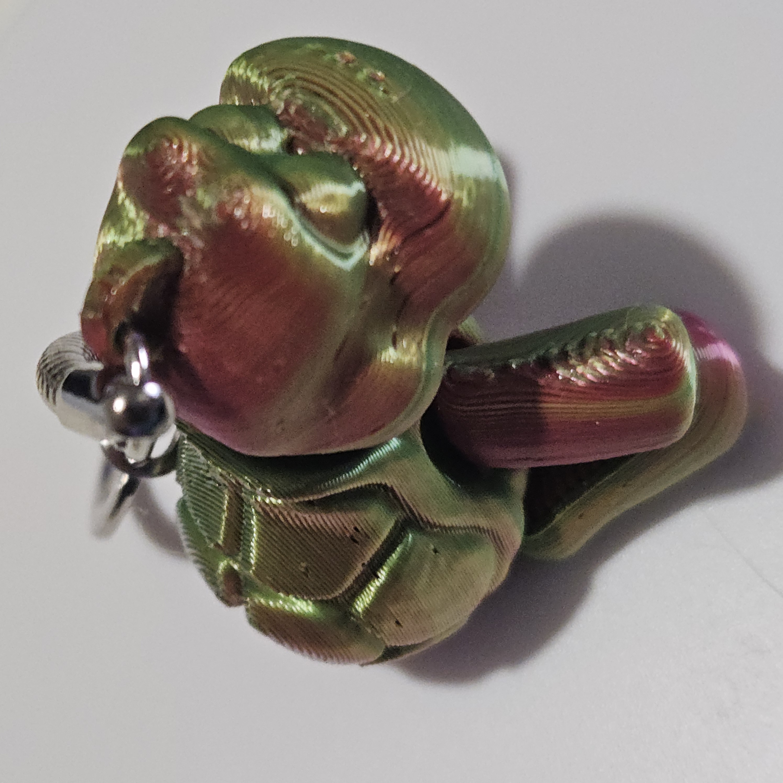 Porte-clés tortue 3D