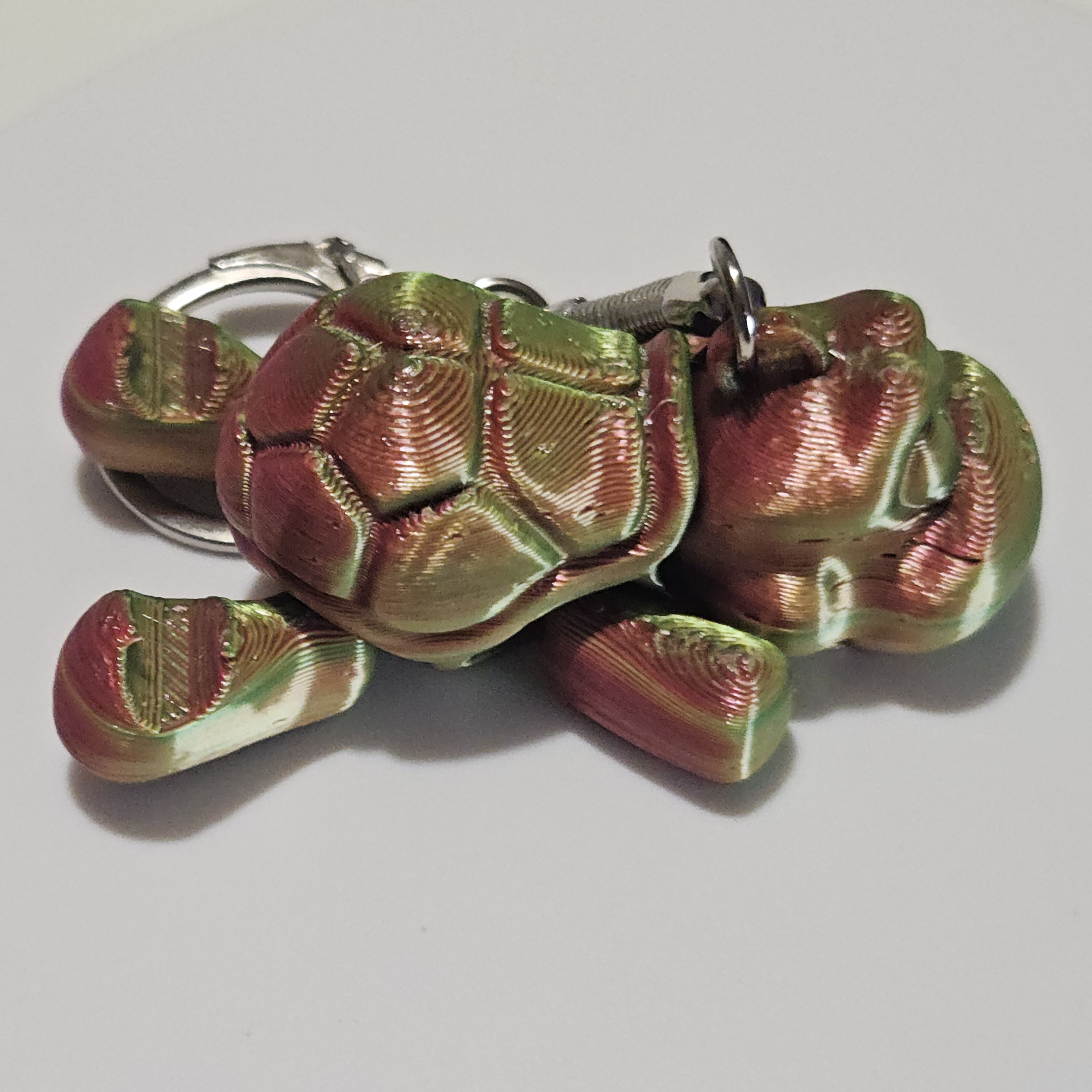 Porte-clés tortue 3D