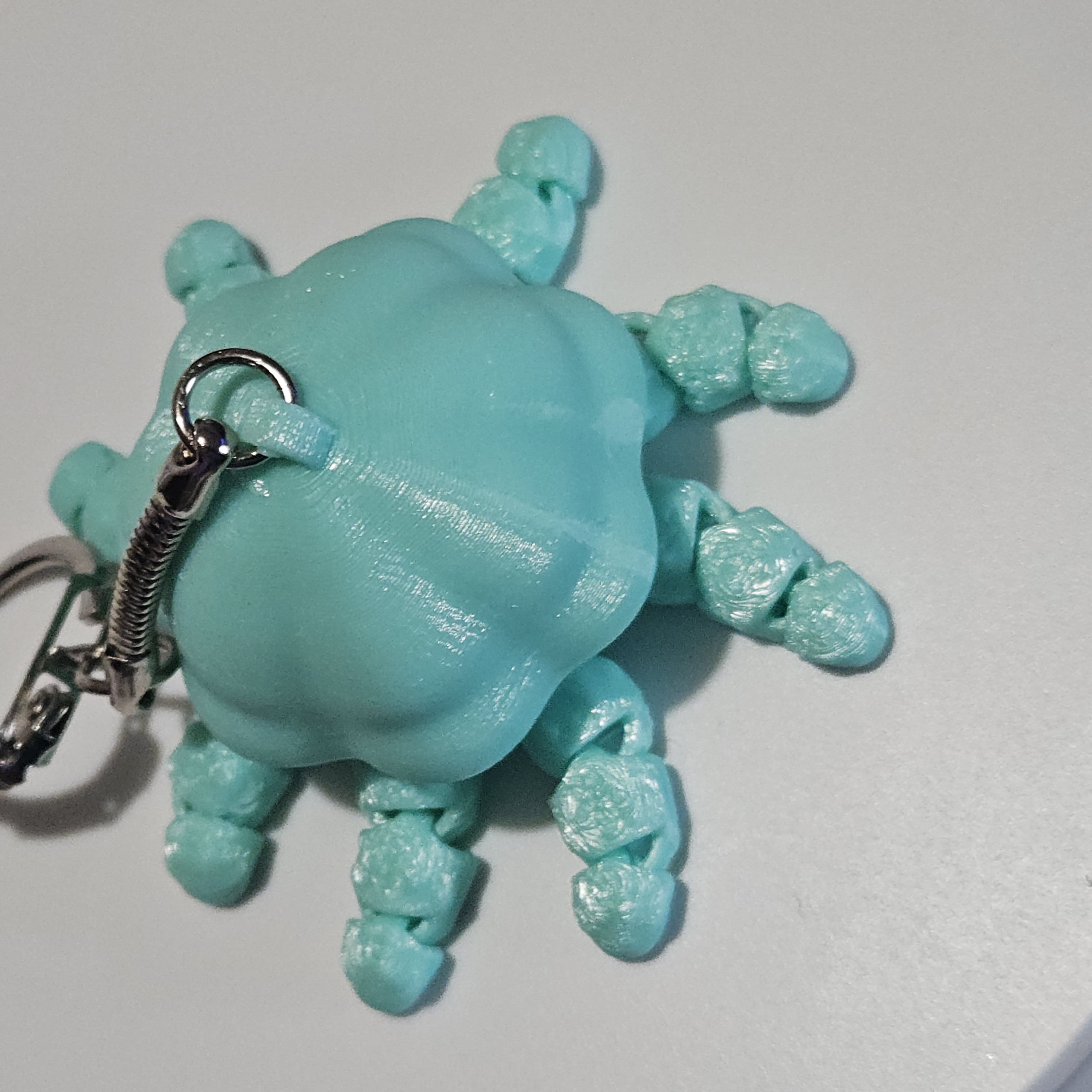 Porte-clés méduse 3D