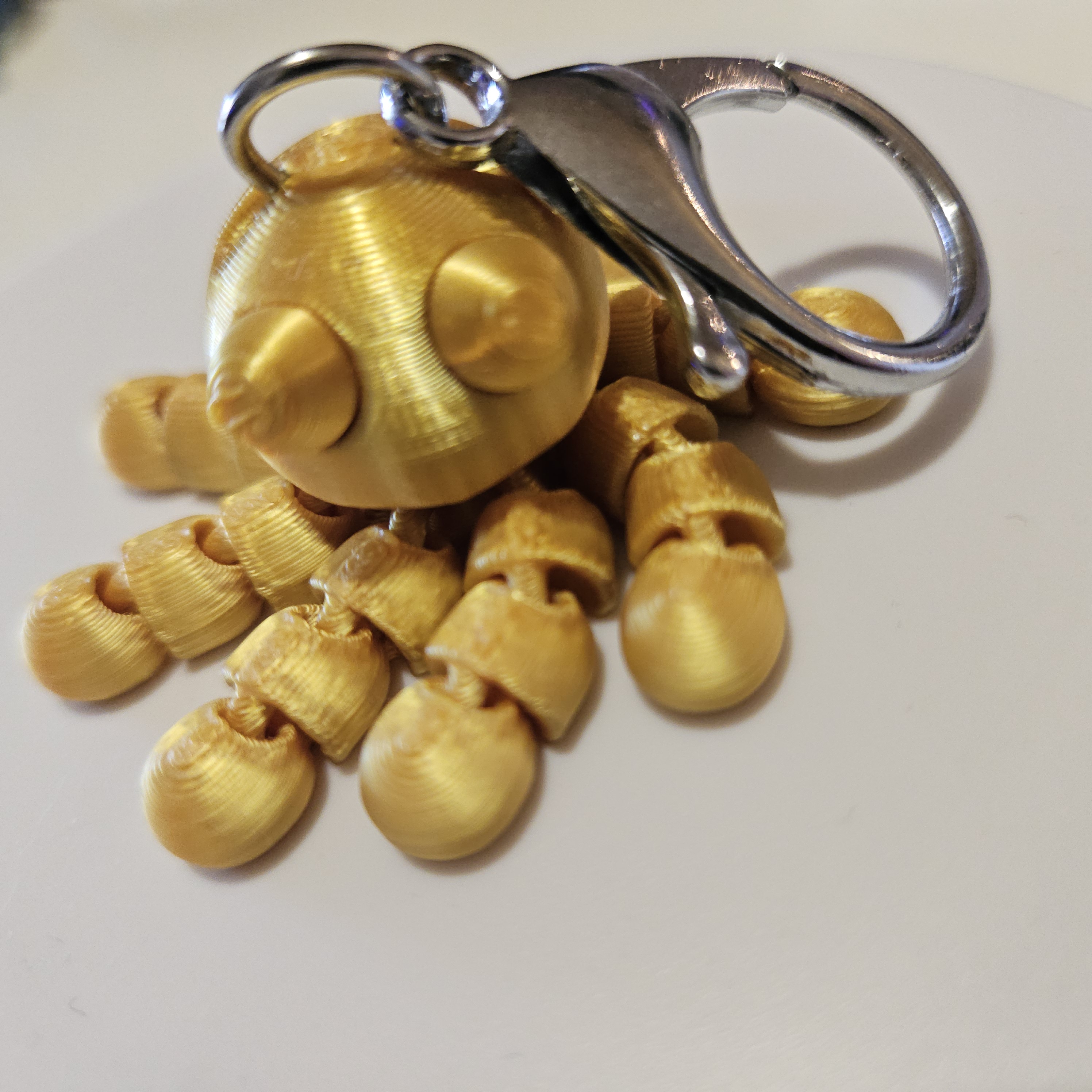 Porte clés pieuvre OR