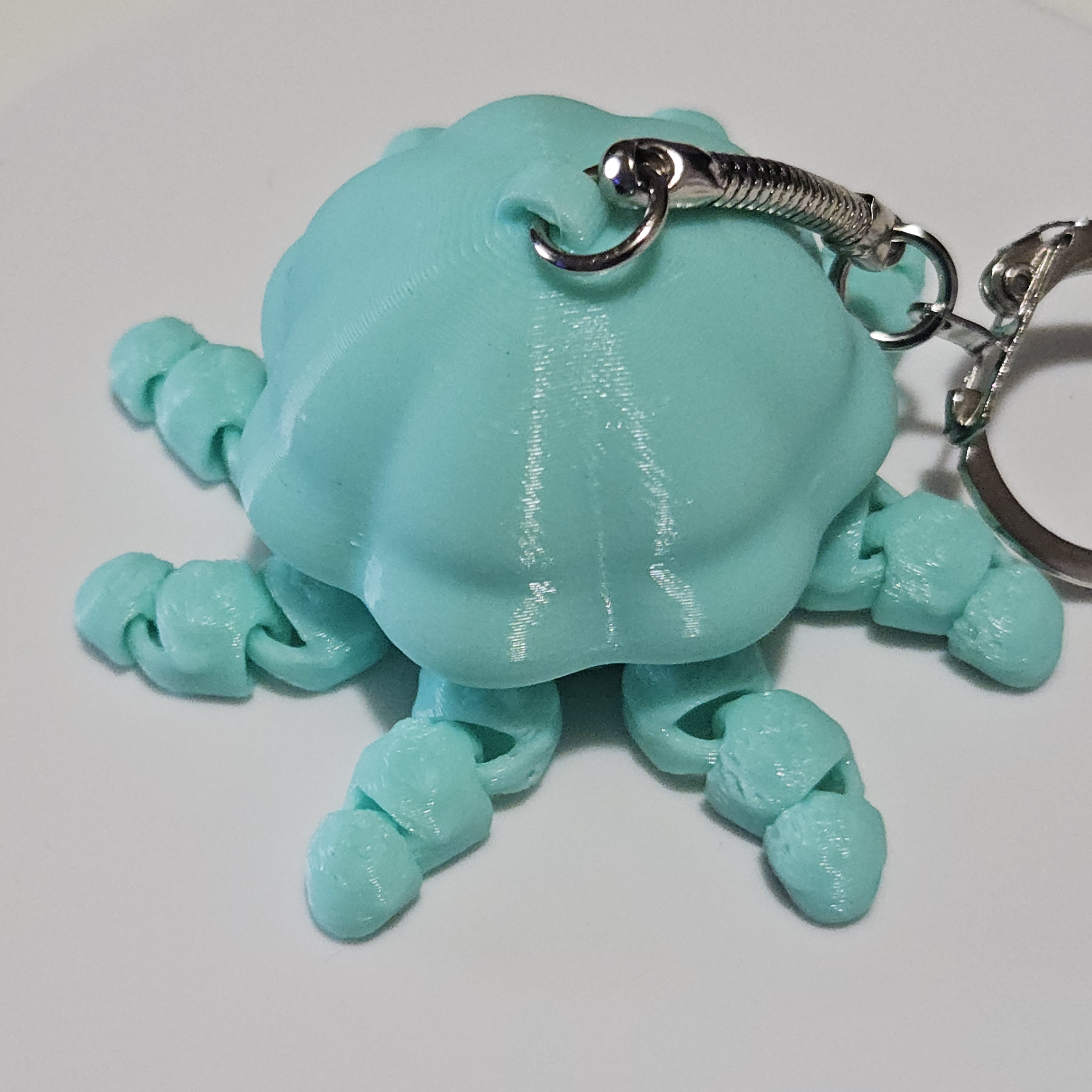 Porte-clés méduse 3D