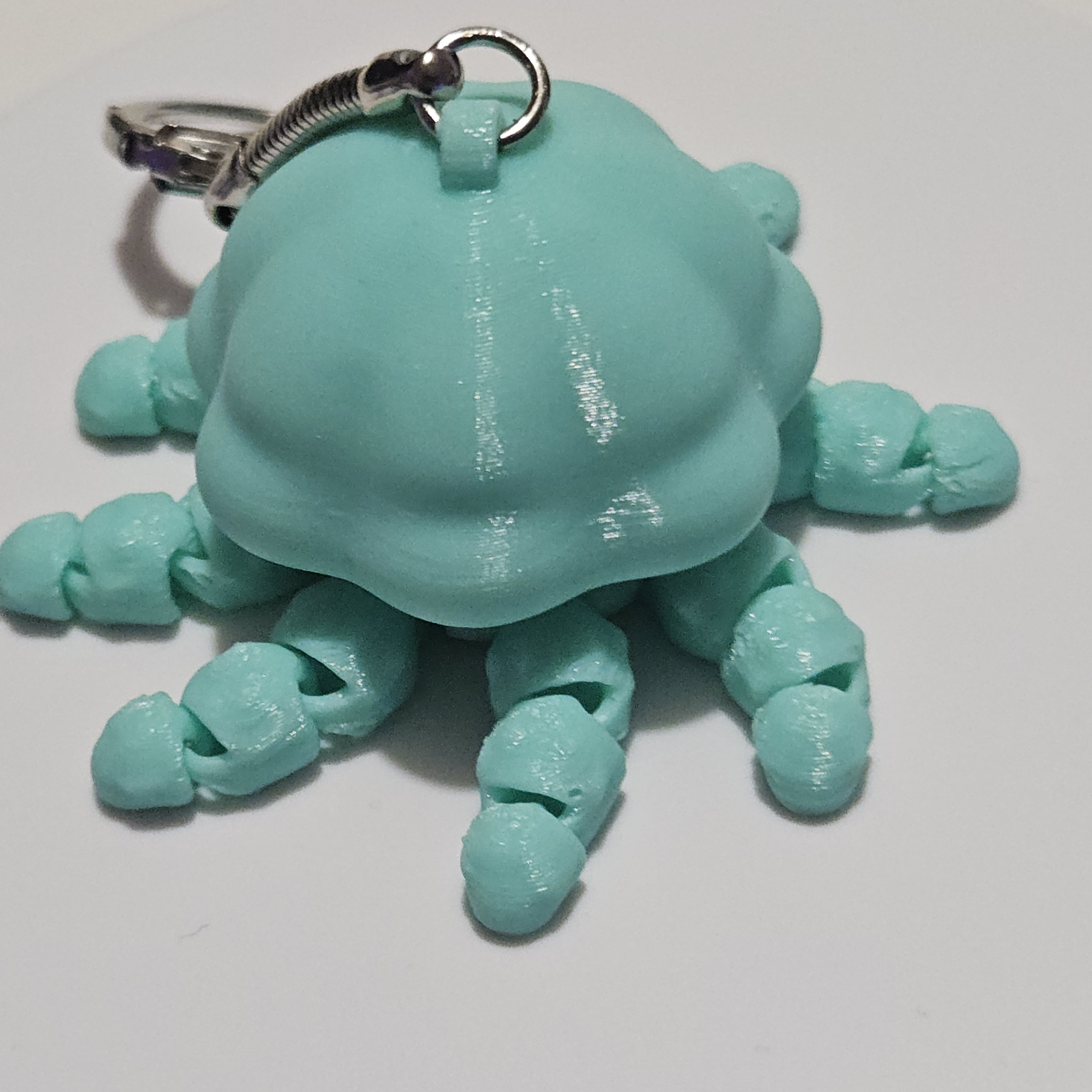 Porte-clés méduse 3D