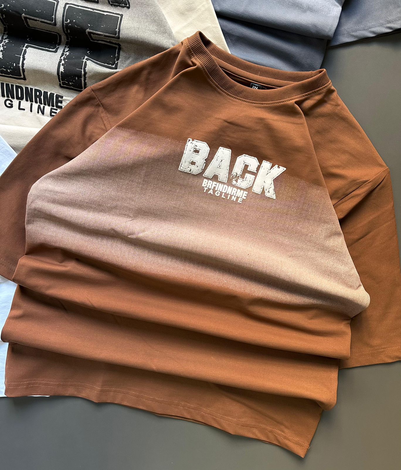 BACK Printed drop shoulder T-shirt