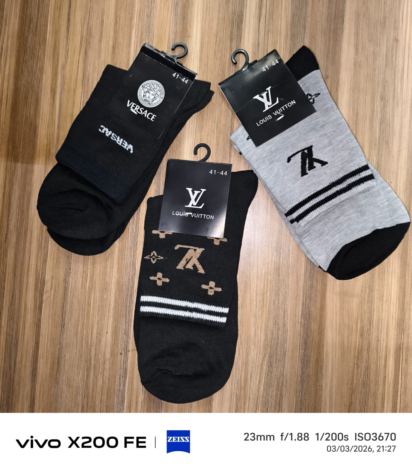 Designer Socks Trio Pack