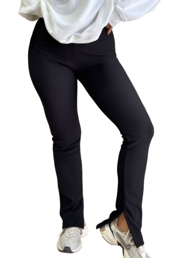 Pantalón negro ajustado