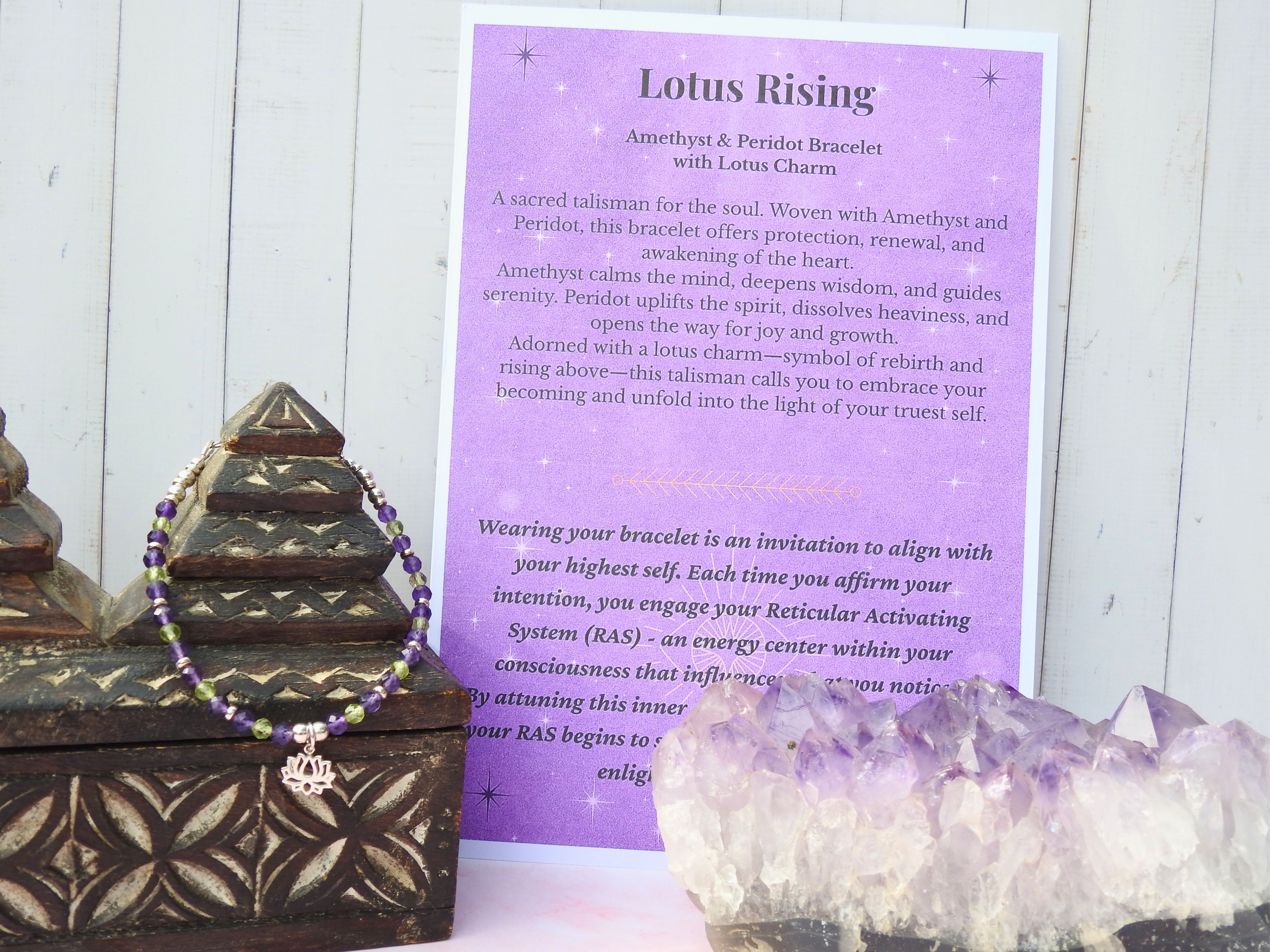Lotus Rising Talisman Bracelet