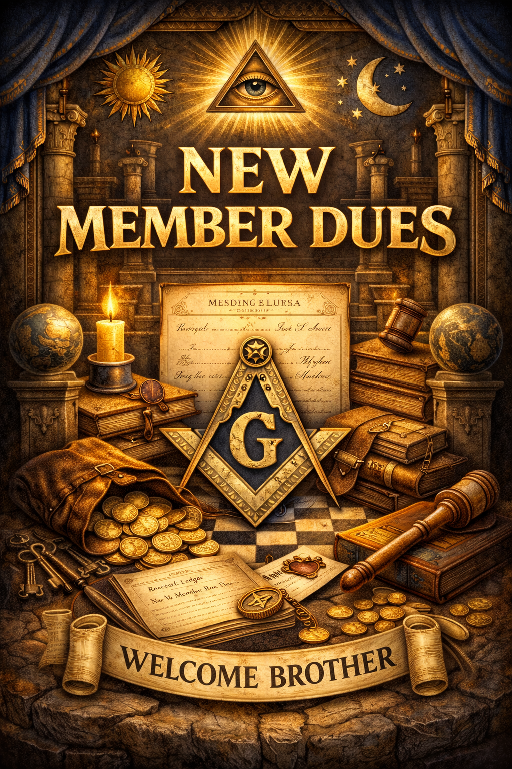 Pay your 2026 Dues Online: NEW MEMBERS USE BELOW ACCORDING TO DATE INITIATED: