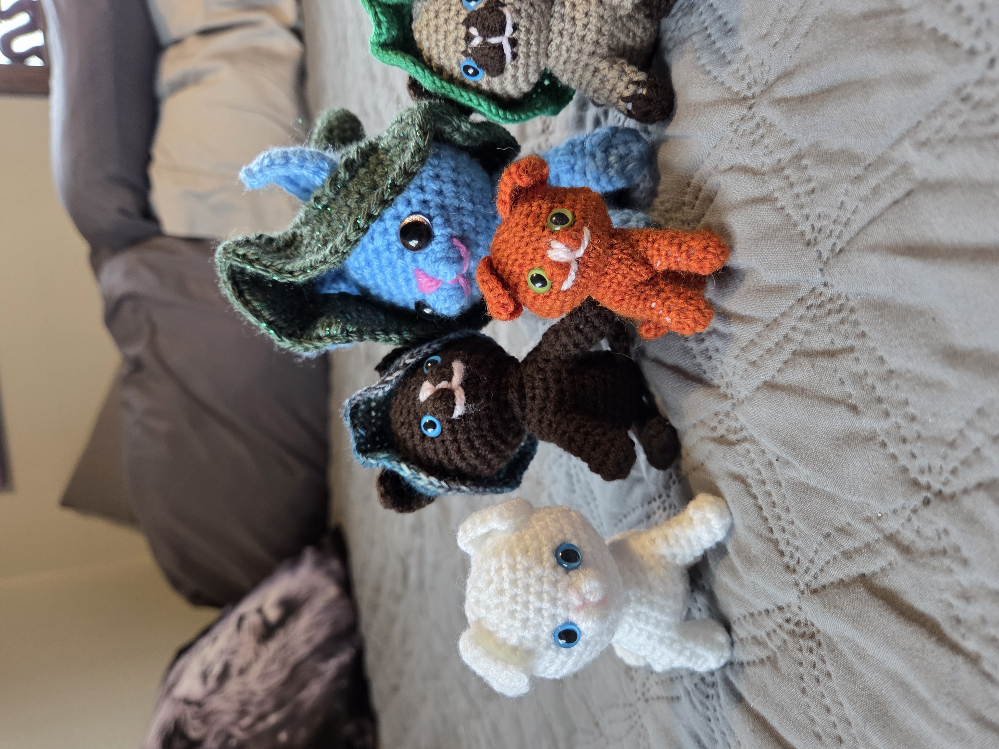Handmade Crochet Cat Plushies