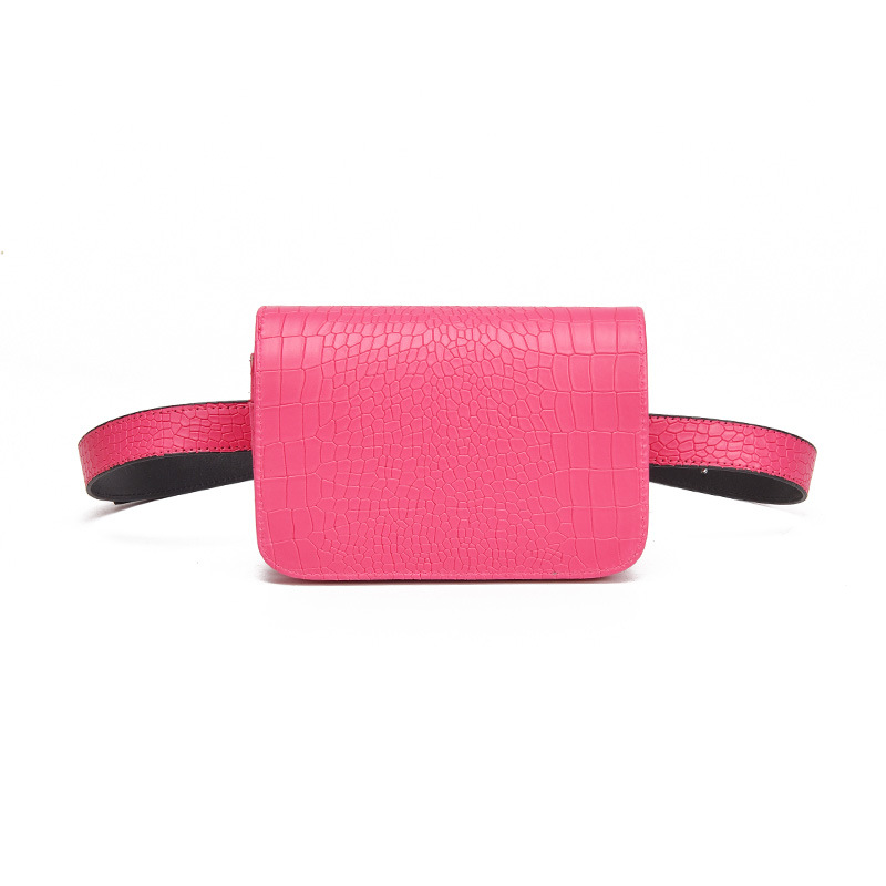 Elegant Crocodile Pattern Messenger Bag