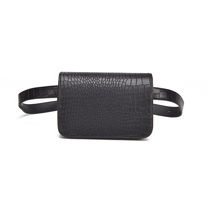 Elegant Crocodile Pattern Messenger Bag
