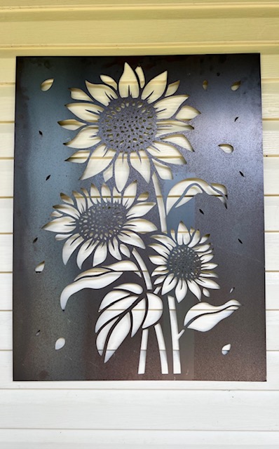 Sunflower Metal Wall Art