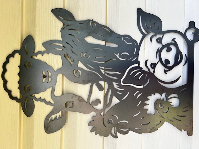 Farmyard Friends Metal Wall Art