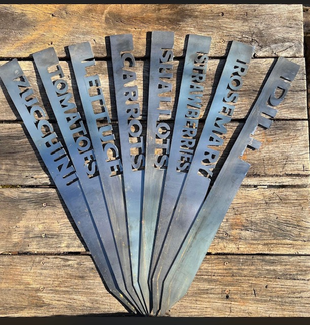 Metal Garden Plant Markers Each