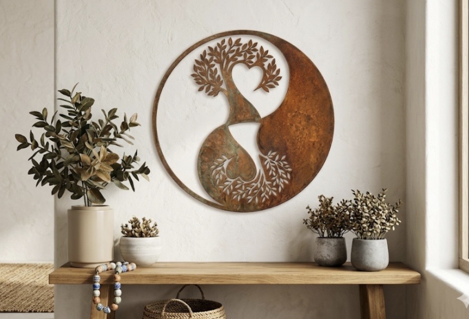 Yin Yang Tree of Life Wall Art