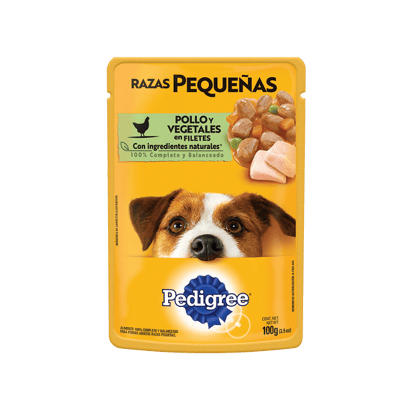 Pedigree Pouch Razas Pequeñas Pollo