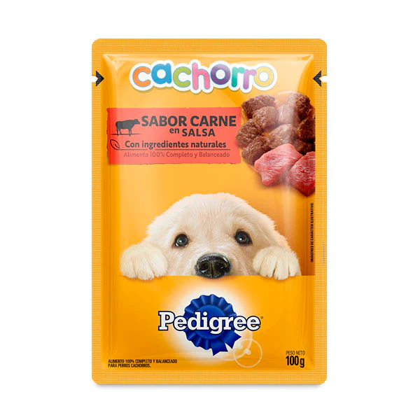 Pedigree Pouch Cachorro Carne en Salsa 